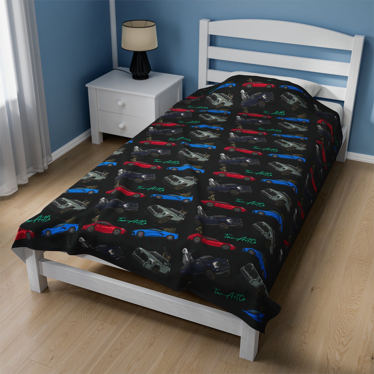 TacArtCo Technicals - Velveteen Plush Blanket