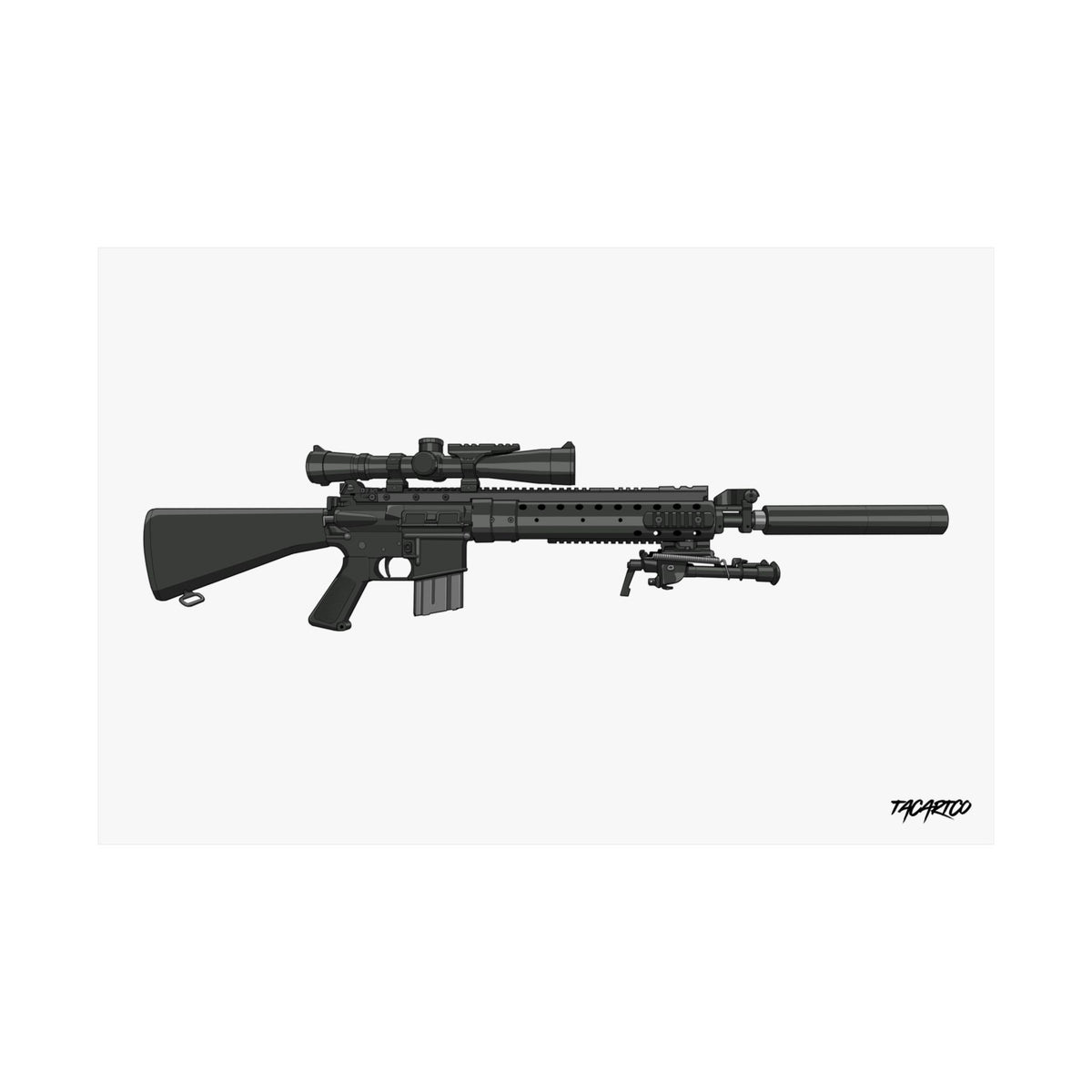 MK12 - Matte Poster (White Background)