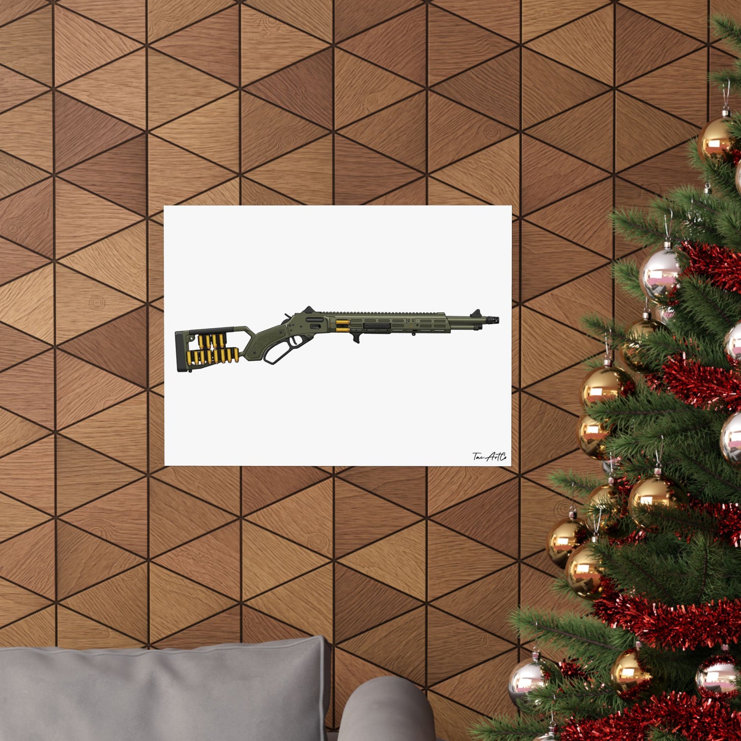 Lever Gun (MI) - Matte Poster