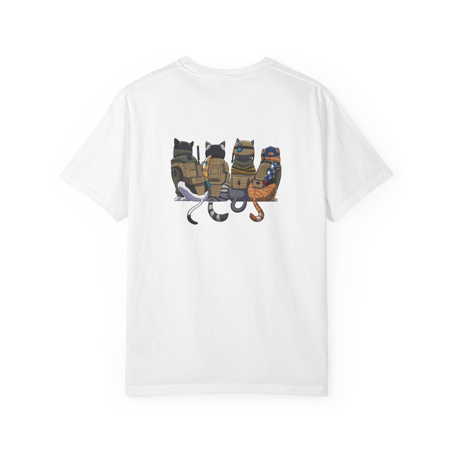 Tactical Cats – The Frontline Felines Tee (No Guns)
