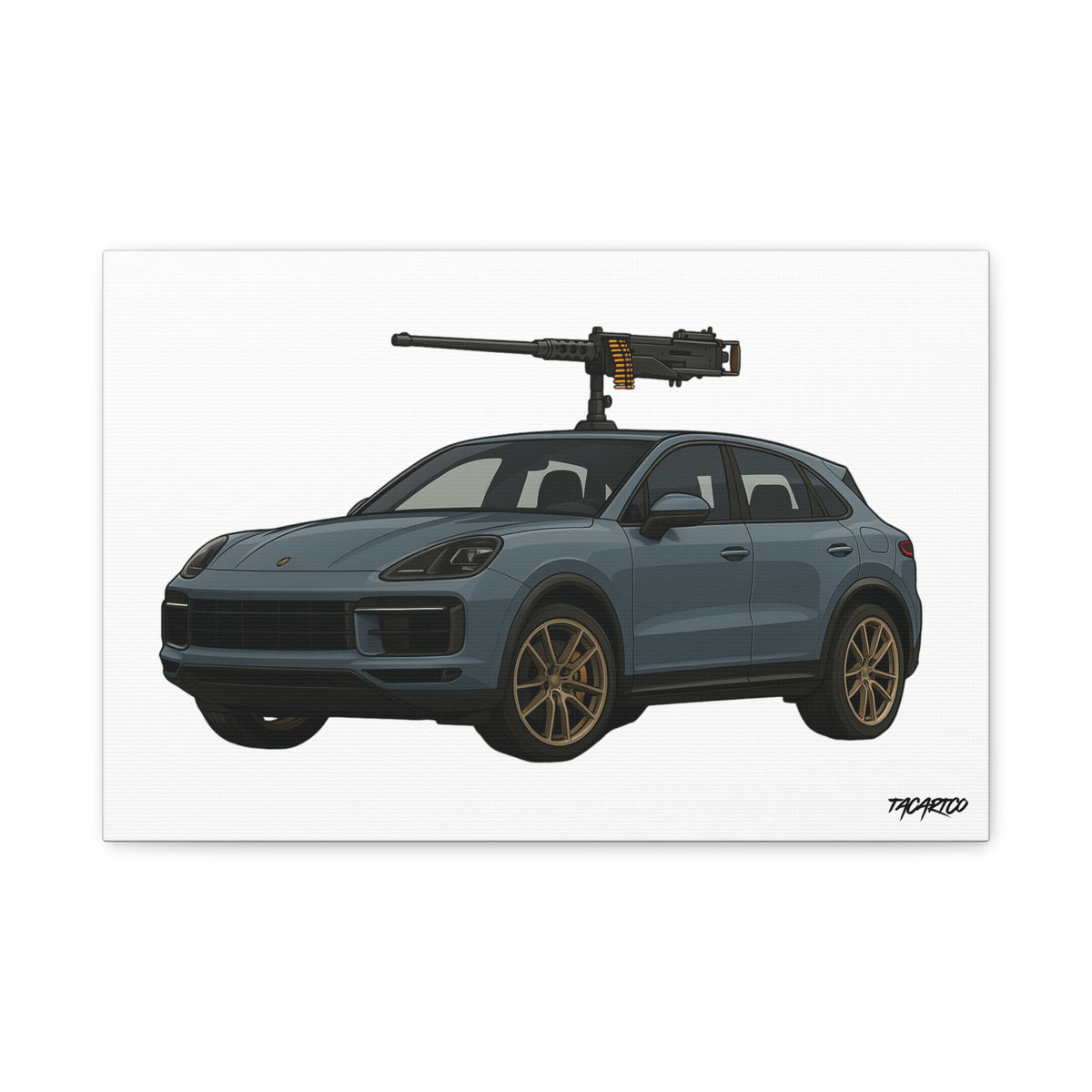 Porsche Cayenne Technical - Canvas Print