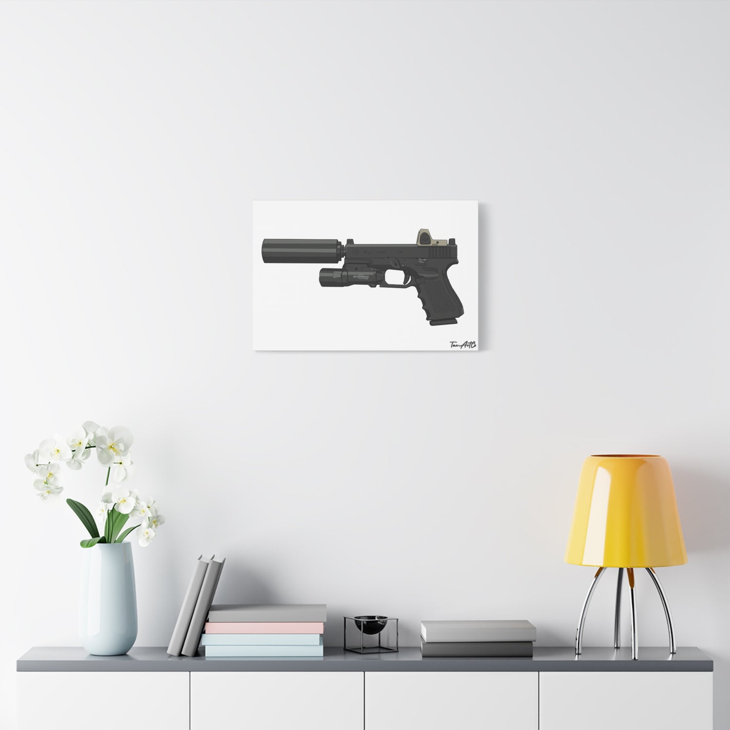 MK27 Mod 0 (Glock) - Canvas Print