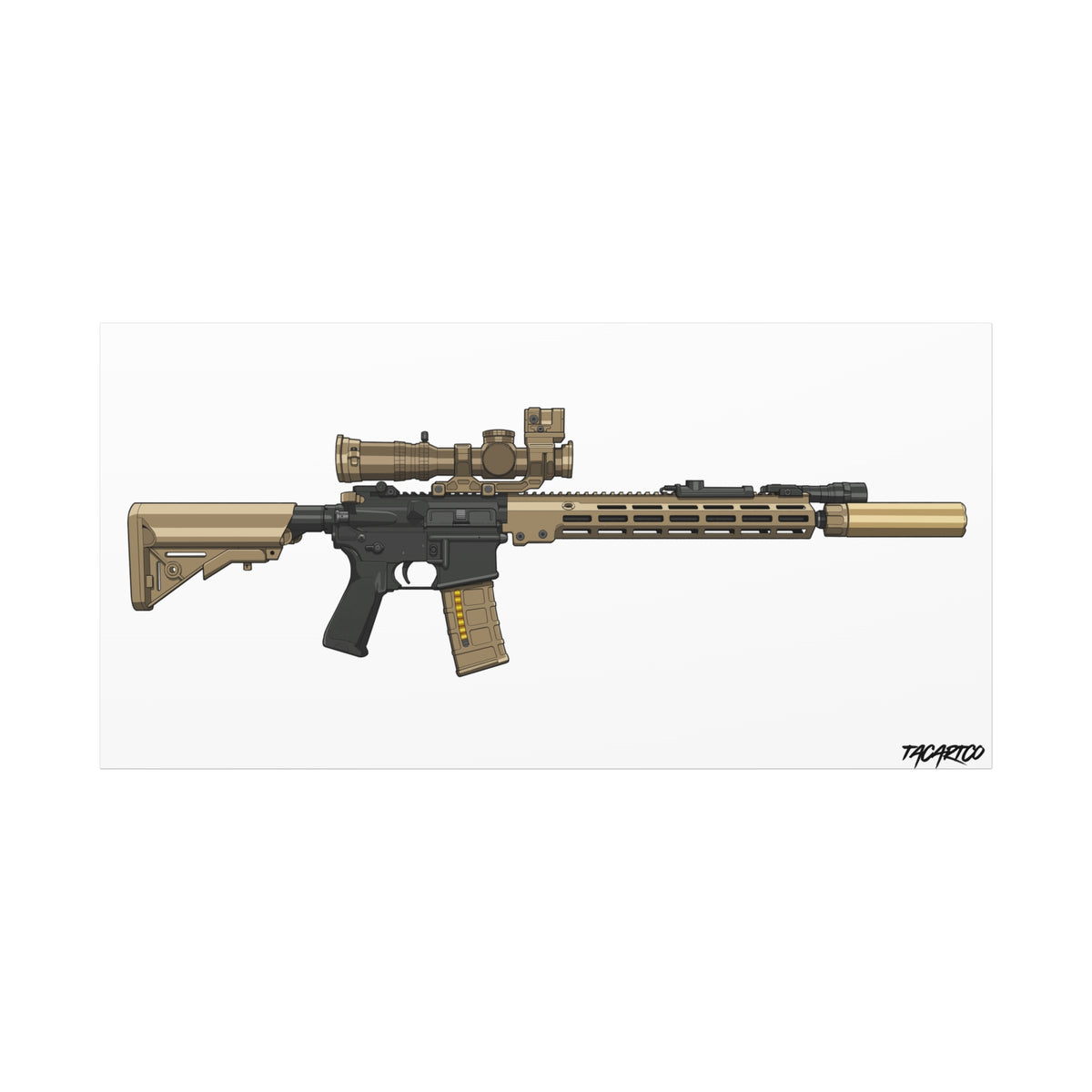 URGI Rifle - Canvas Print
