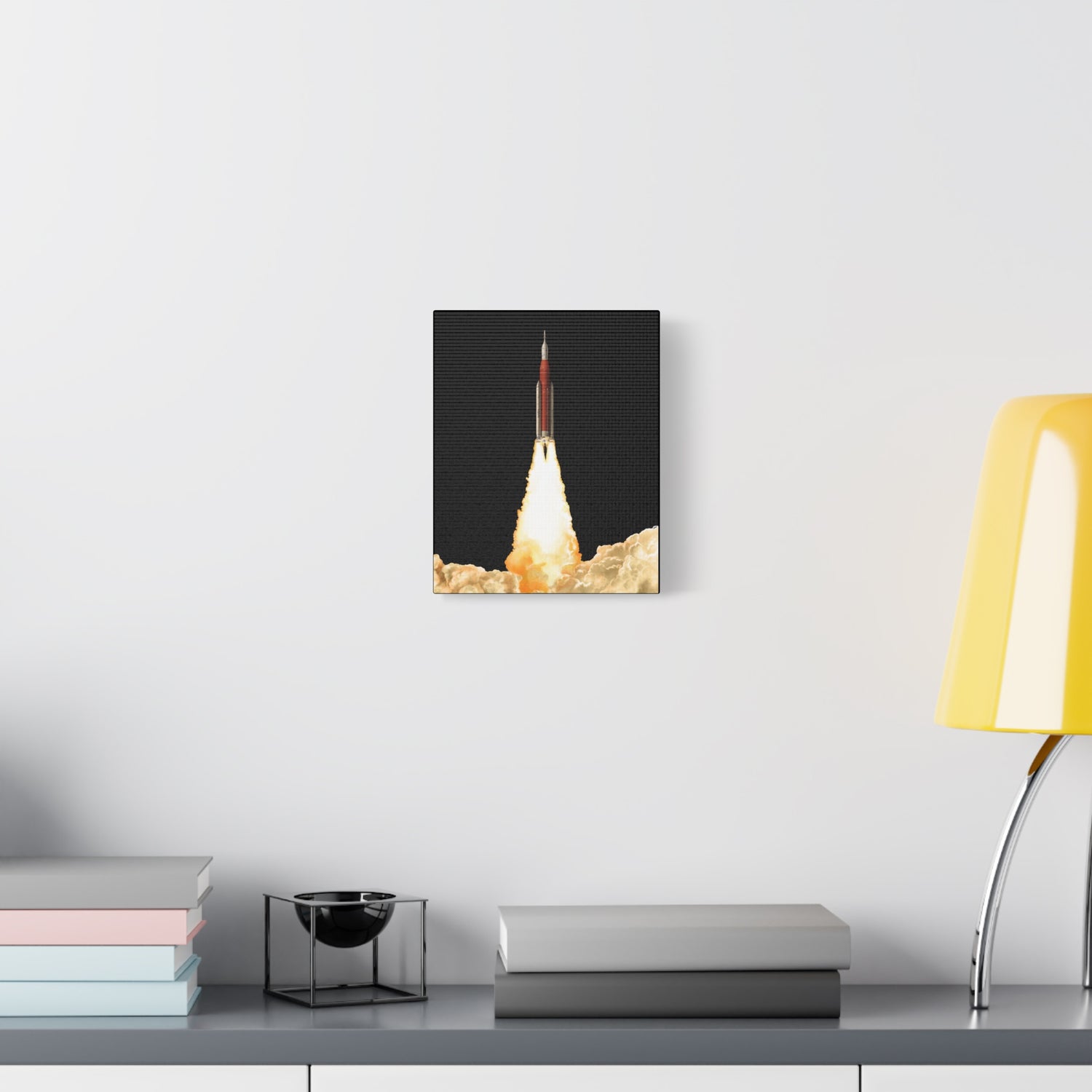 Artemis 2 – Canvas Print (Black Background)