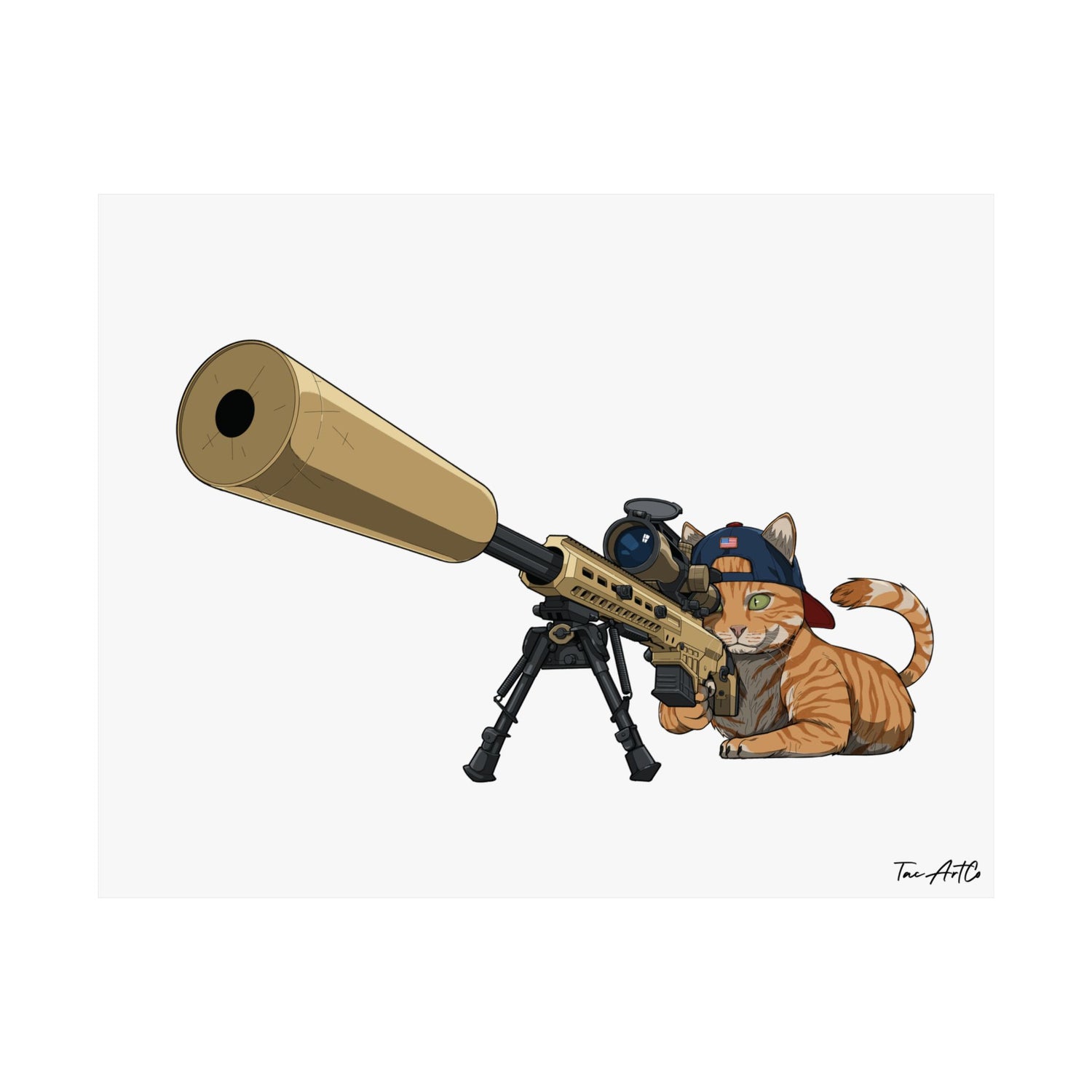 Mk22 Recon Cat - Matte Poster