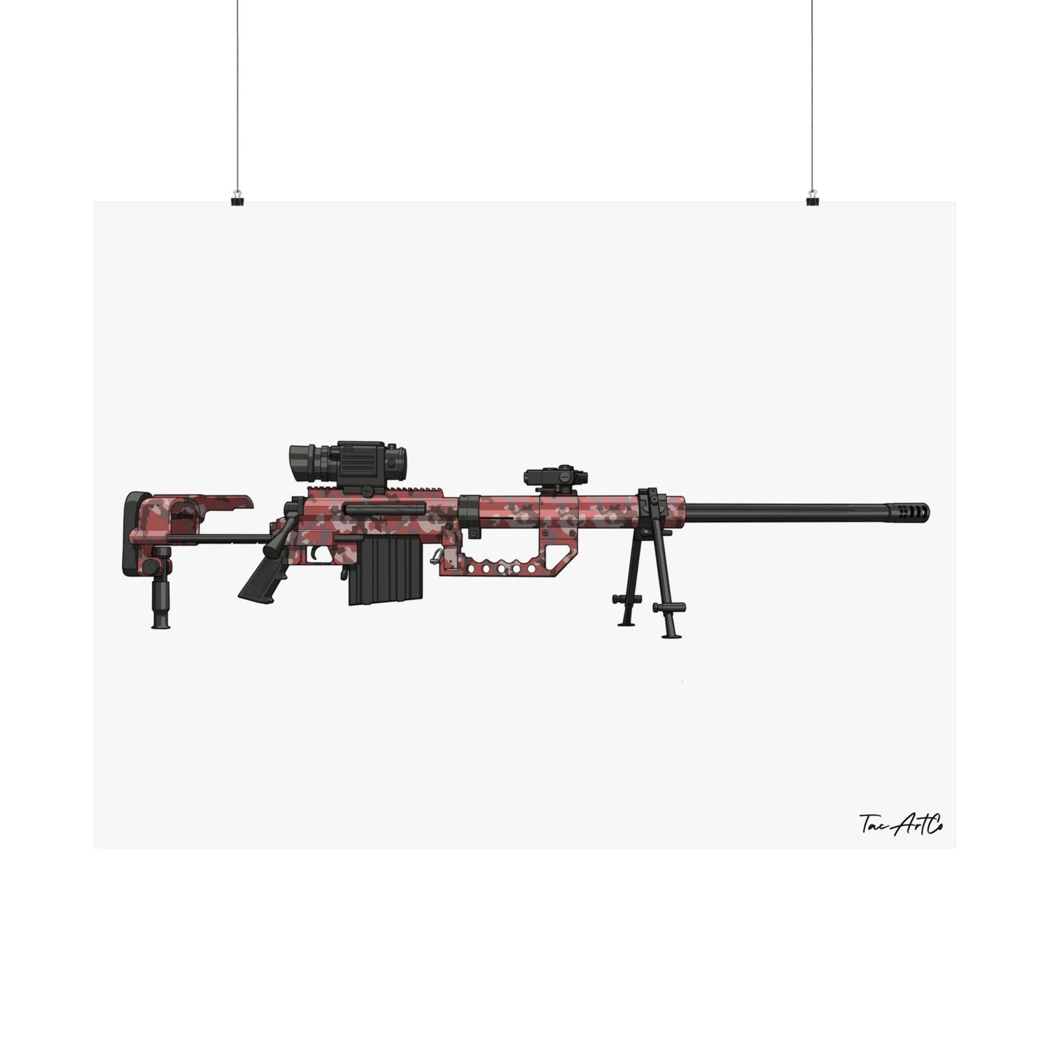M200 Intervention COD Classic - Matte Poster