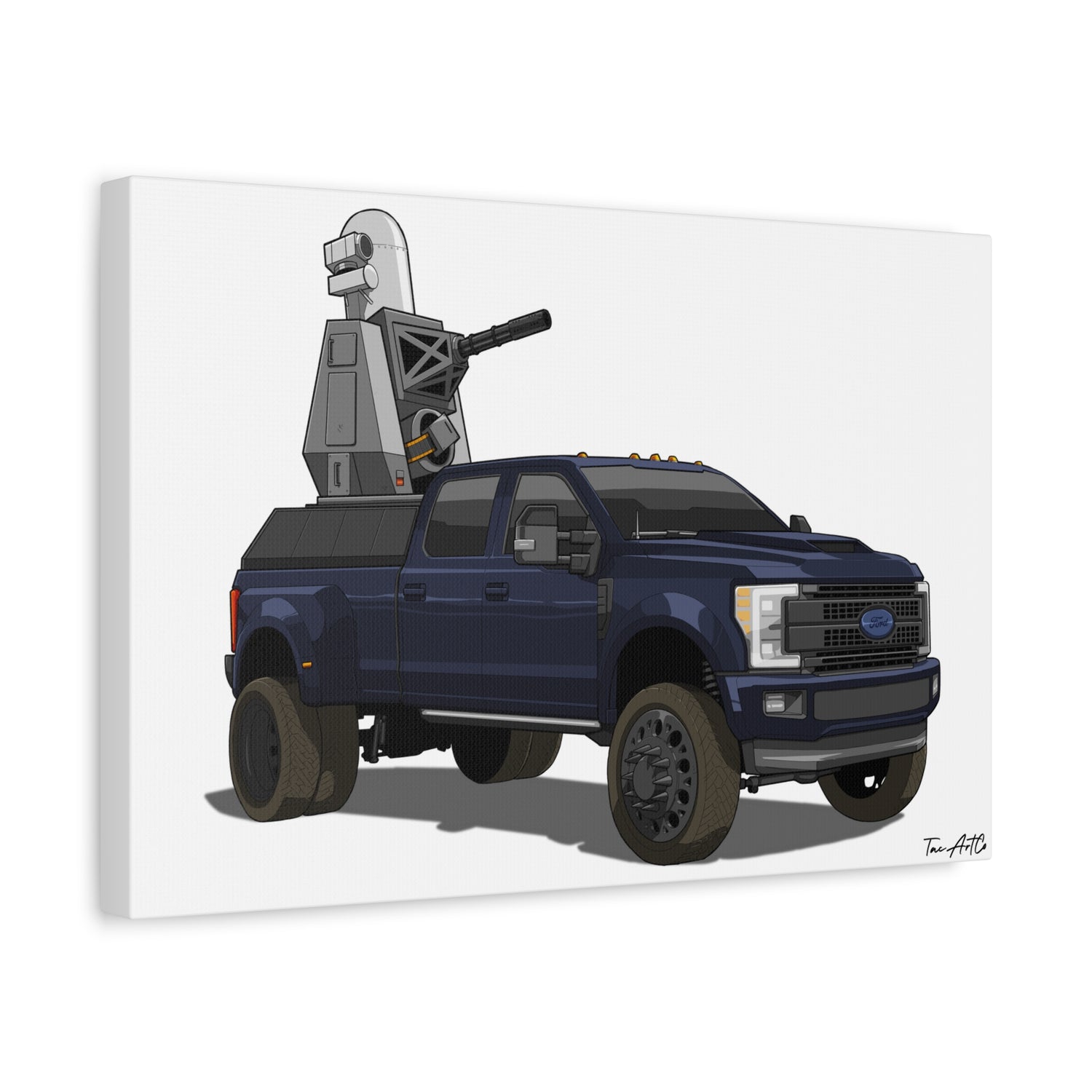 Rolling No-Fly Zone – F-350 C-RAM Rig Canvas Print