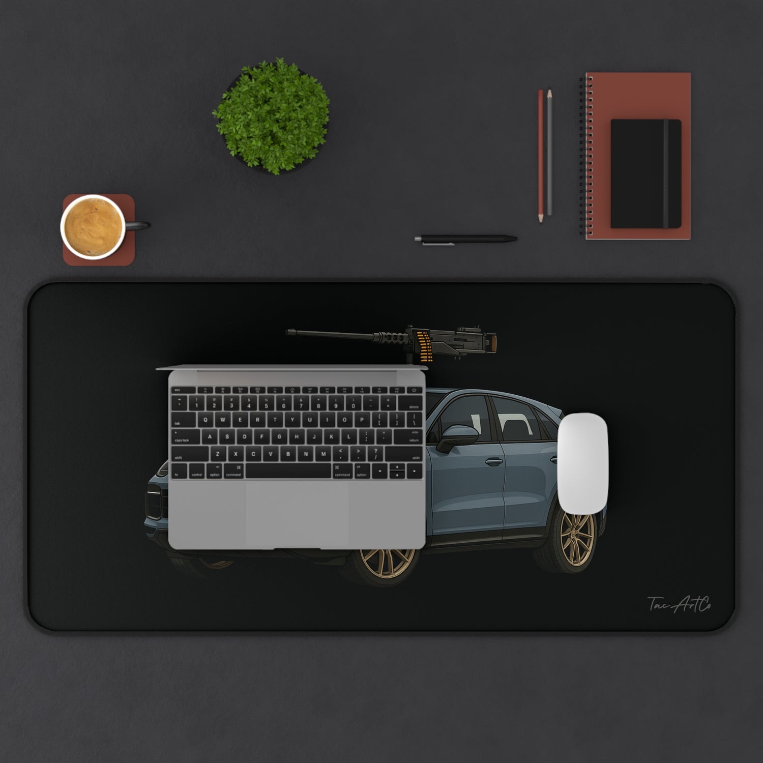 Porsche Cayenne Technical - Desk Mat