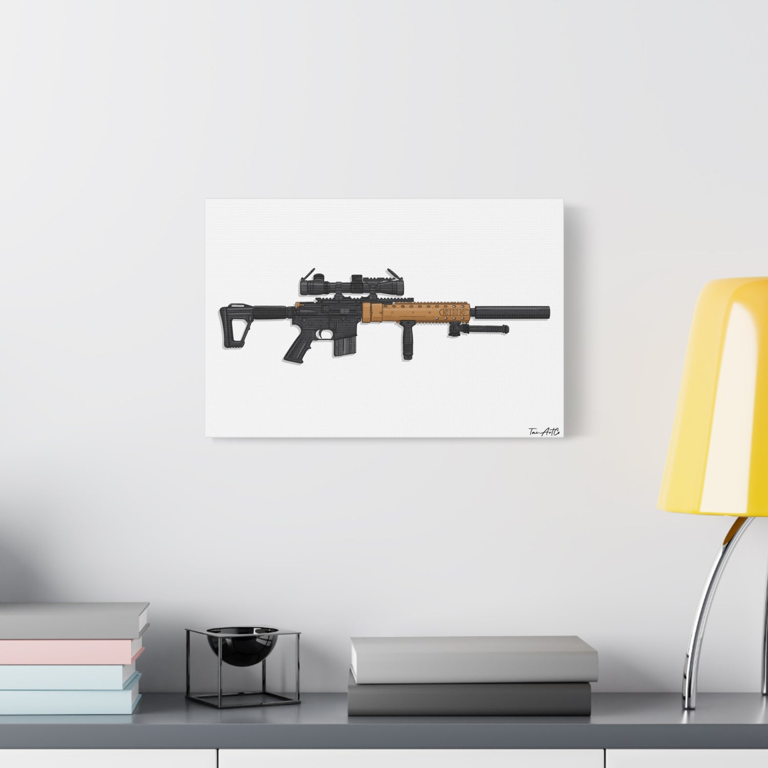 MK12 Mod H – Recce Rifle Canvas Print