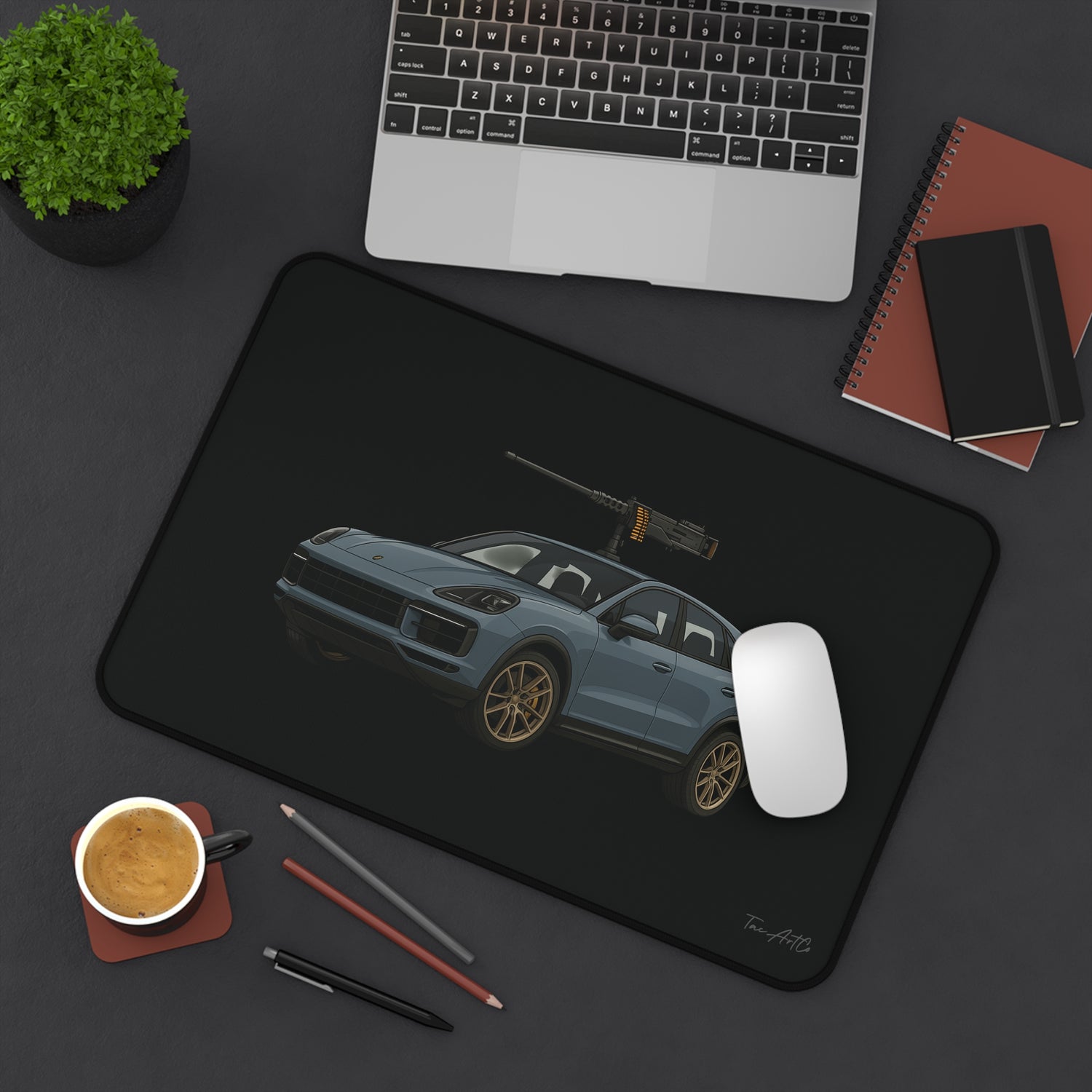 Porsche Cayenne Technical - Desk Mat