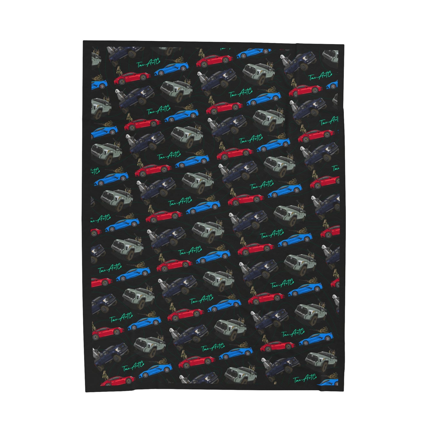 TacArtCo Technicals - Velveteen Plush Blanket