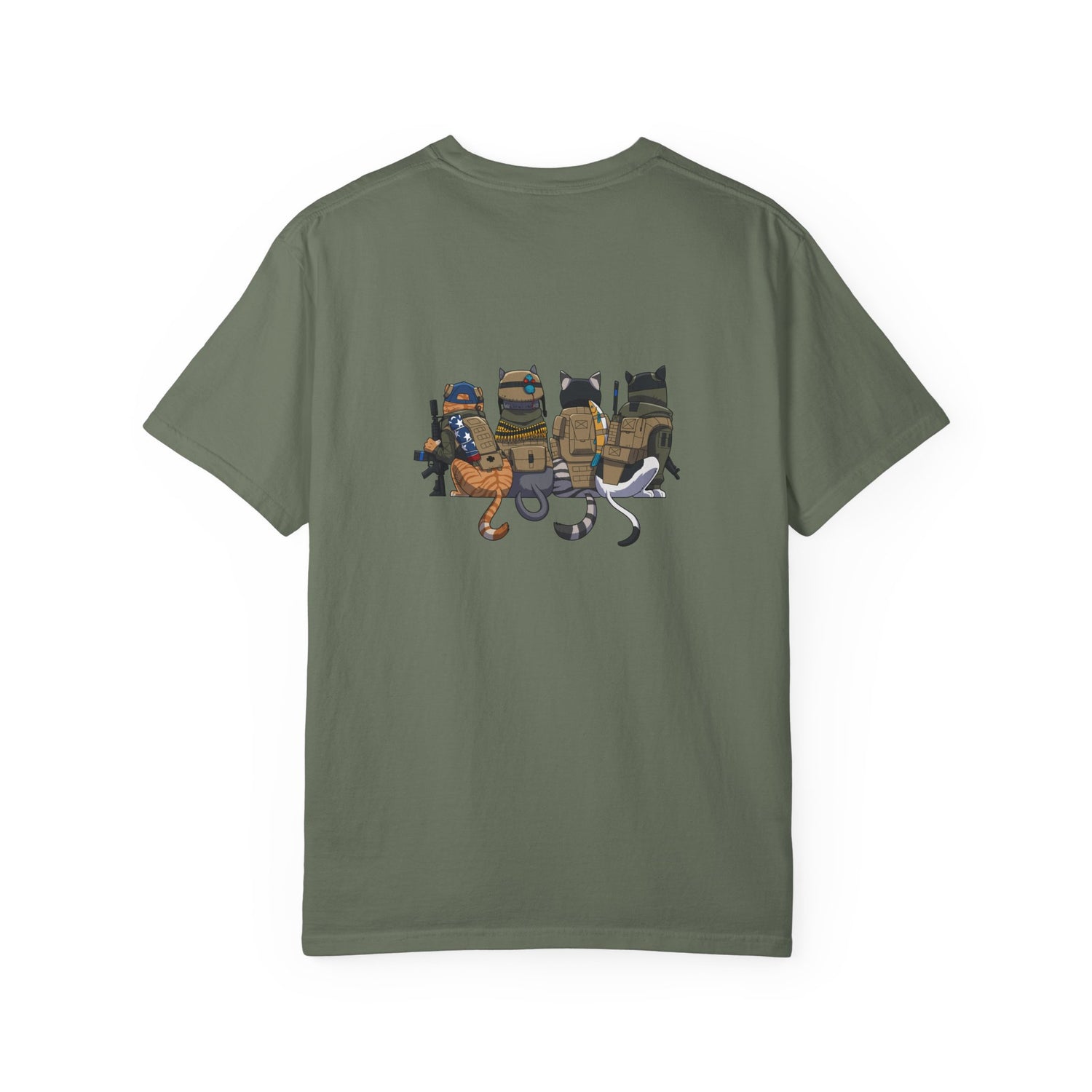 Tactical Cats – The Frontline Felines Tee (v1)
