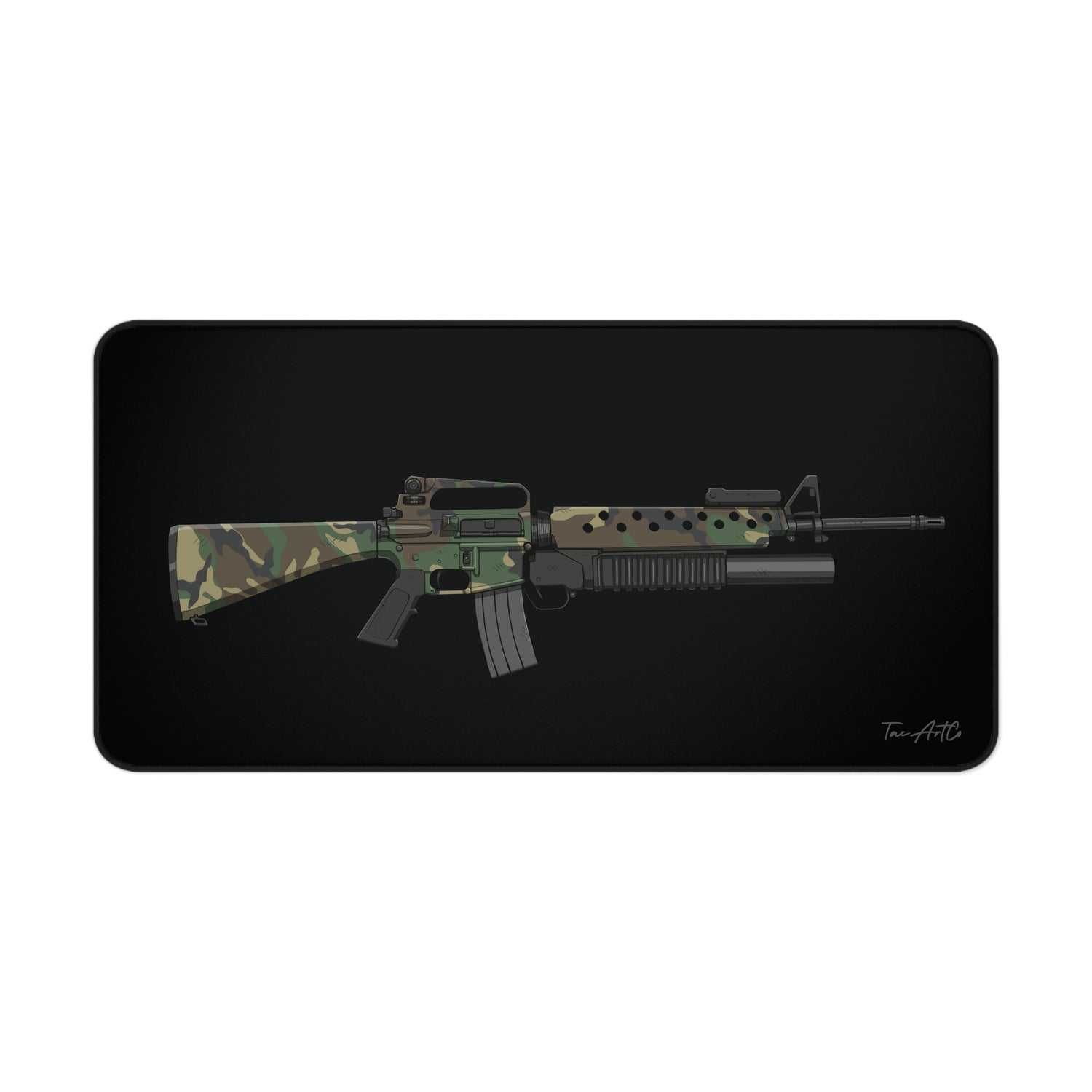 M16A2 M203 - Desk Mat