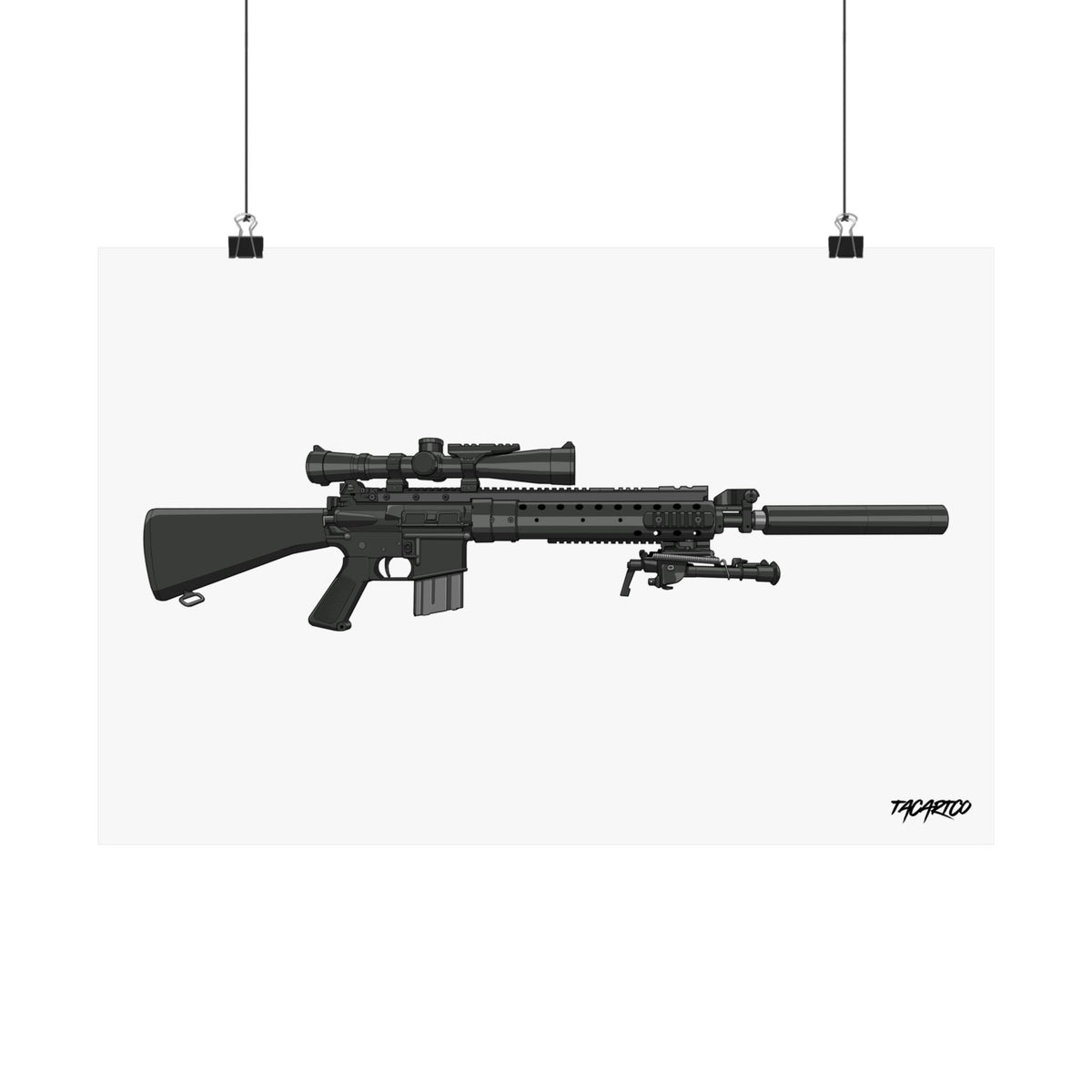 MK12 - Matte Poster (White Background)