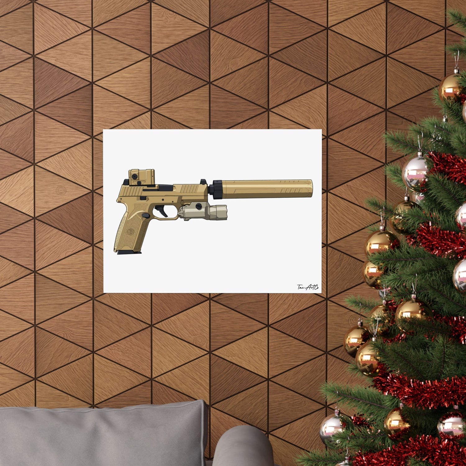 FN 509 Tac - Matte Poster