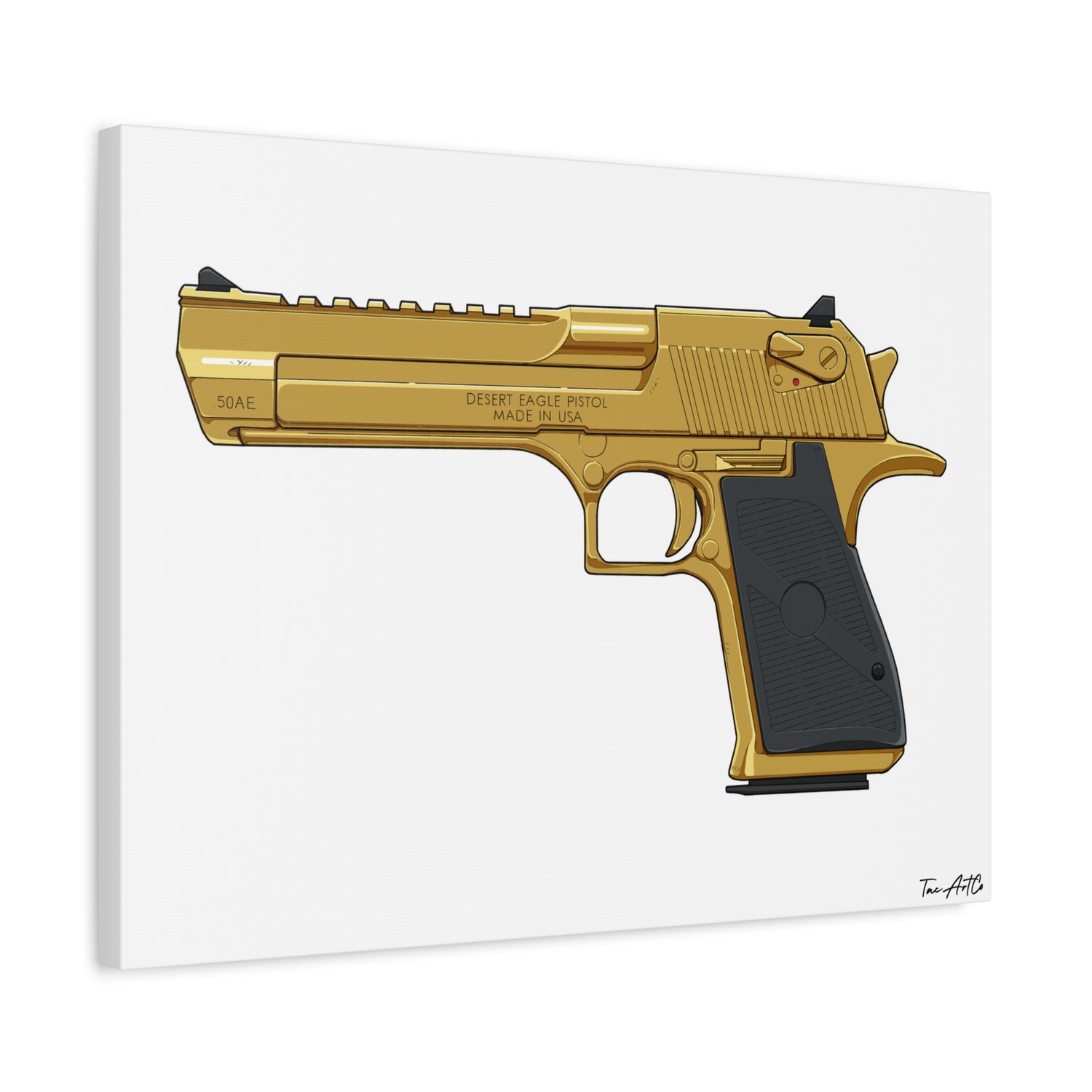 Desert Eagle Gold – Canvas Print