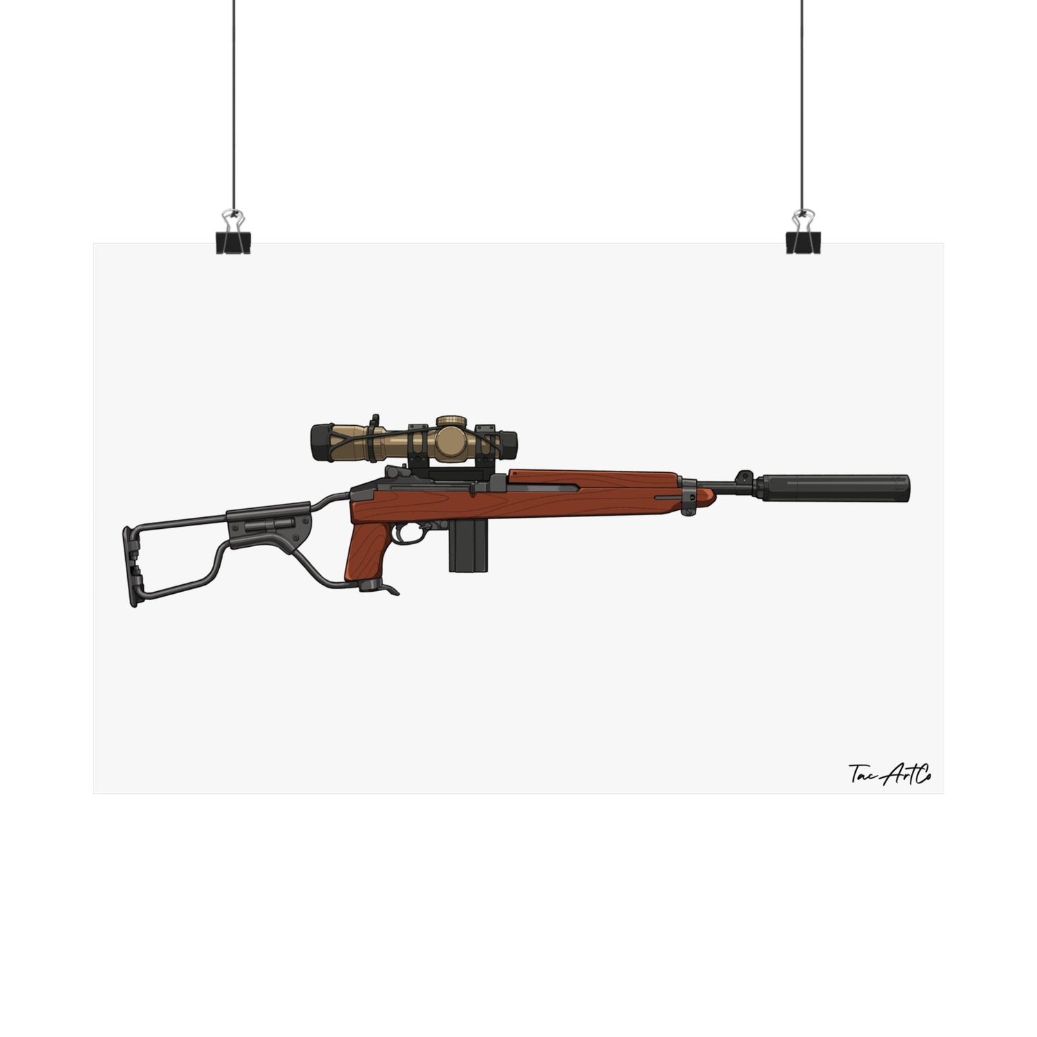 Modernized M1 Carbine - Matte Poster