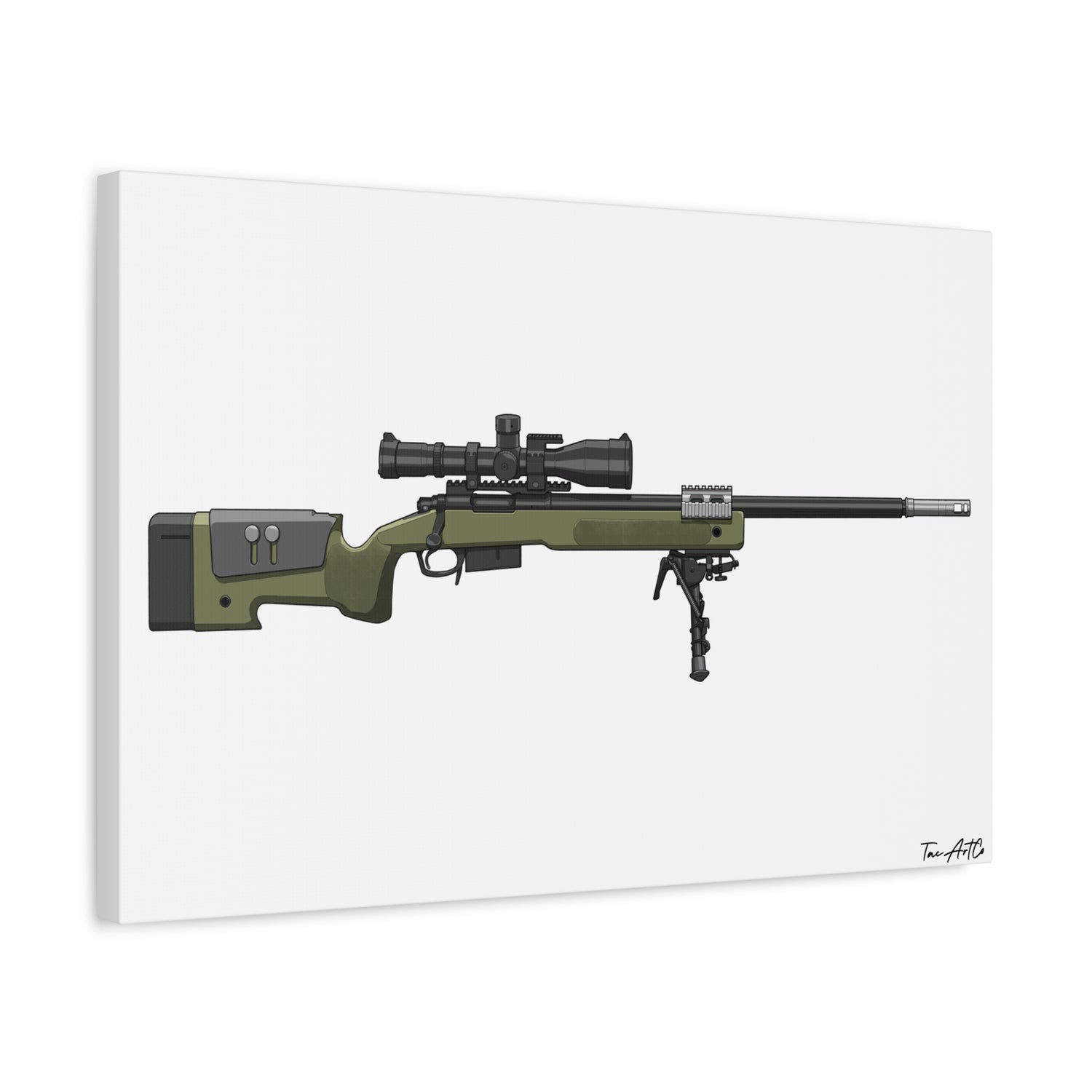 M40A5 Sniper Rifle – Canvas Print