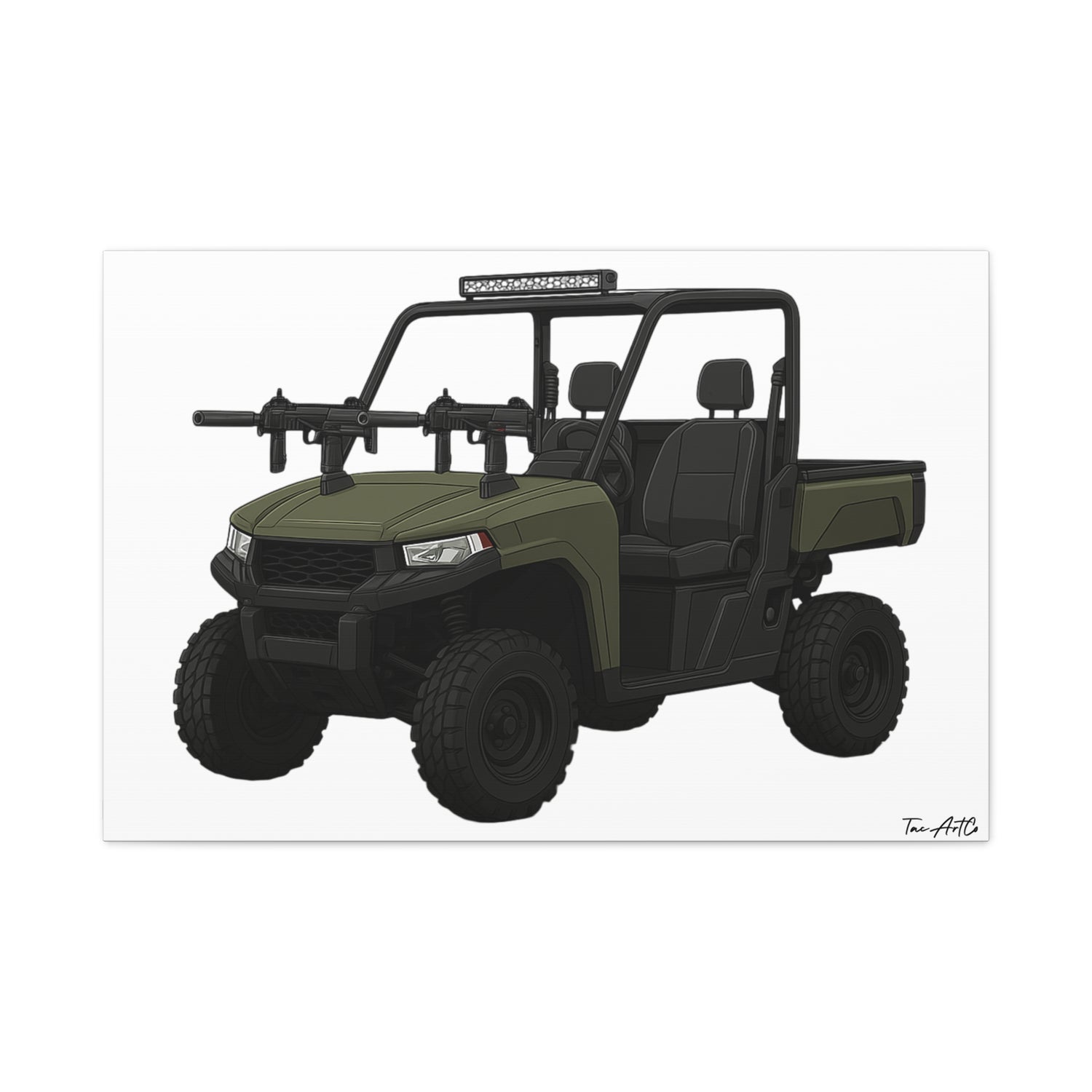 Off-Road Overkill β UTV MP7 Rig Canvas Print