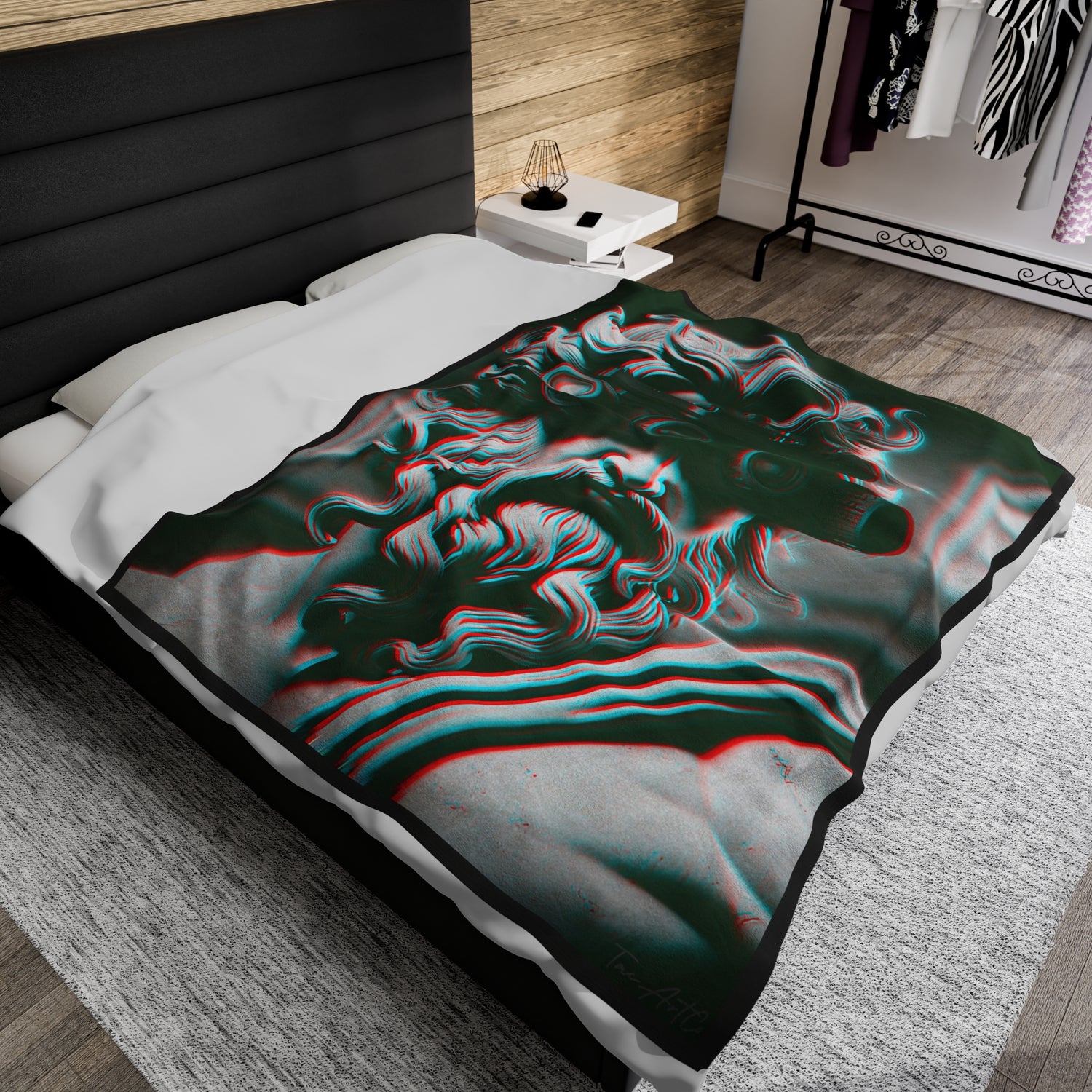Greek Nods - Velveteen Plush Blanket