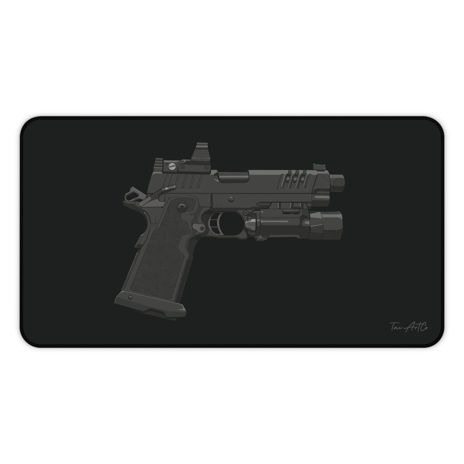 Handgun v4 - Desk Mat
