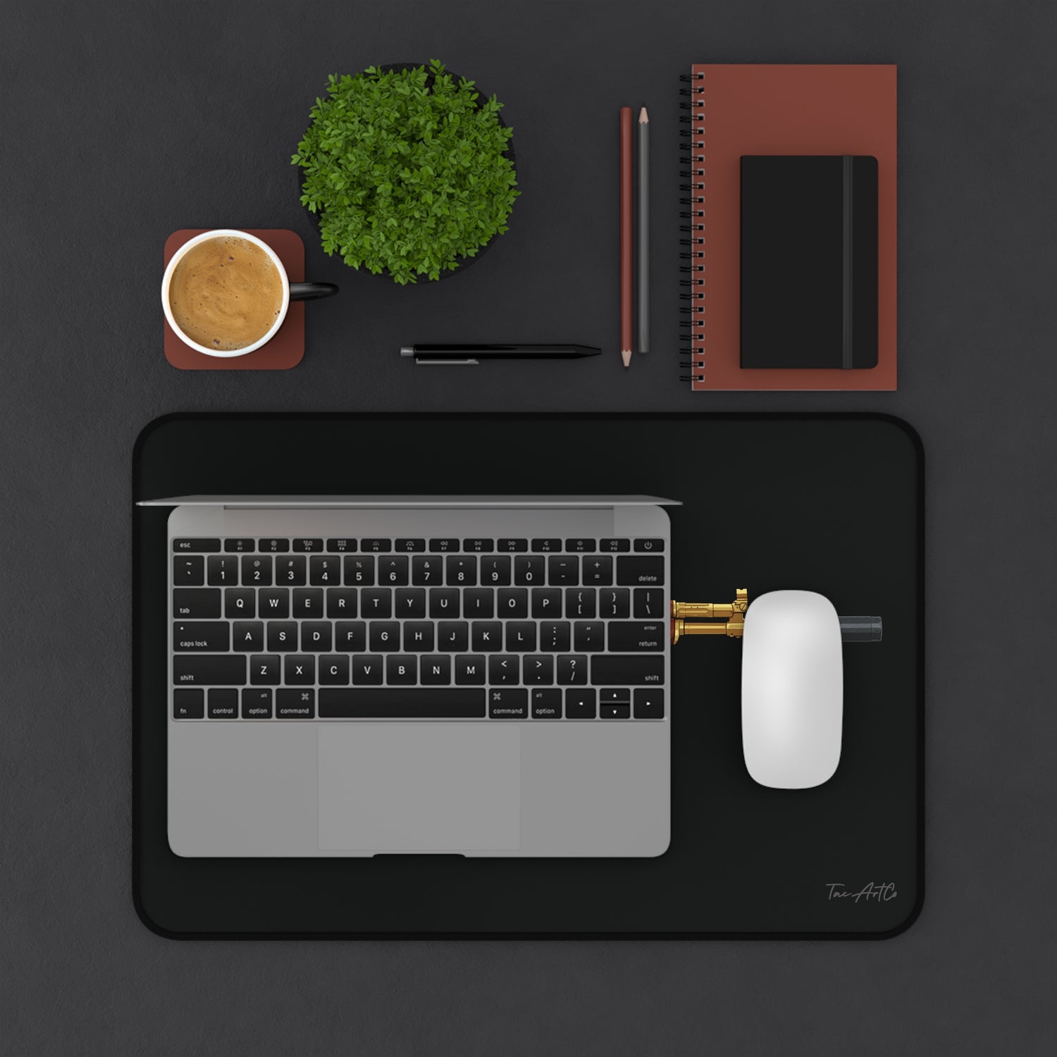Gold AK v2 - Desk Mat
