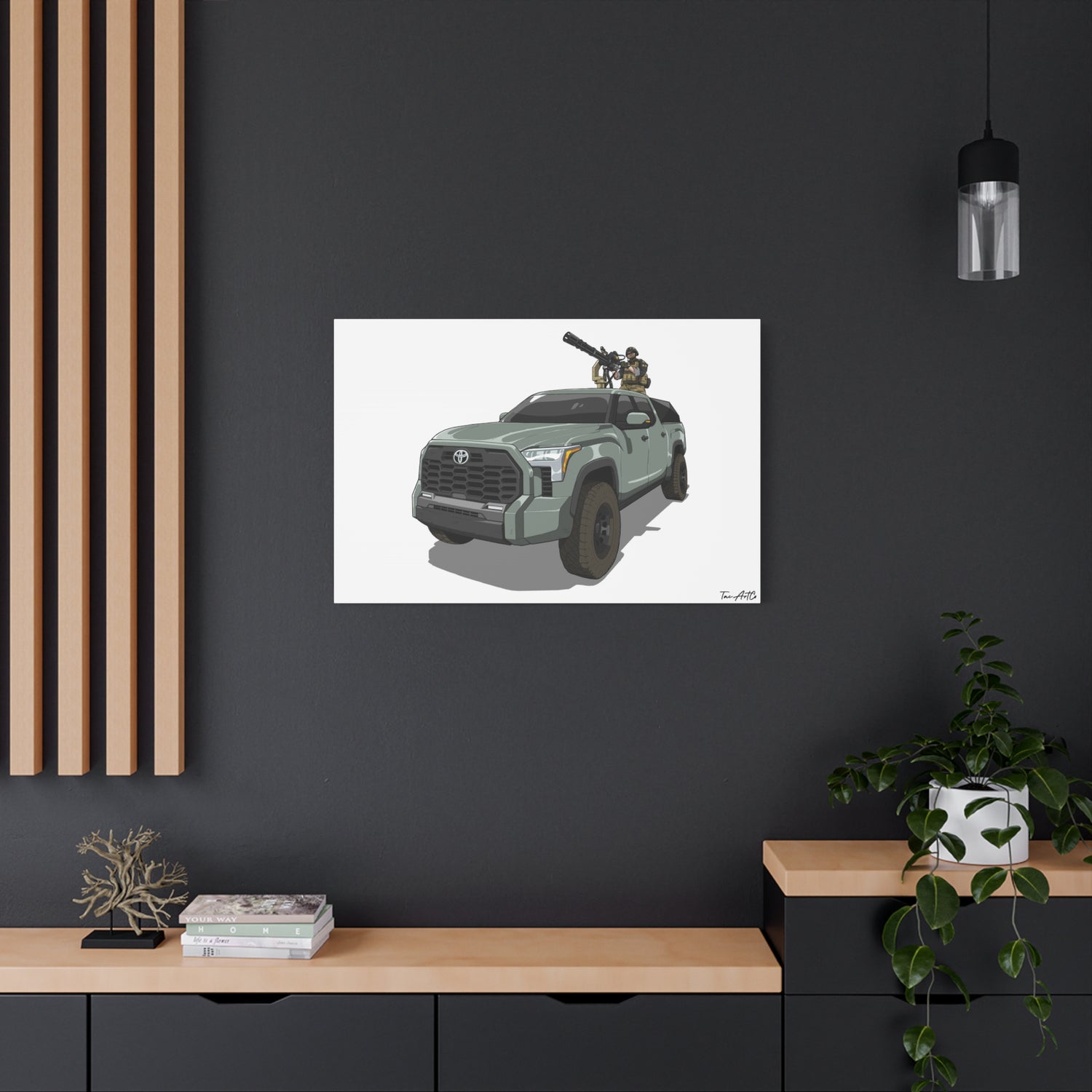 Tundra Technical – Canvas Print