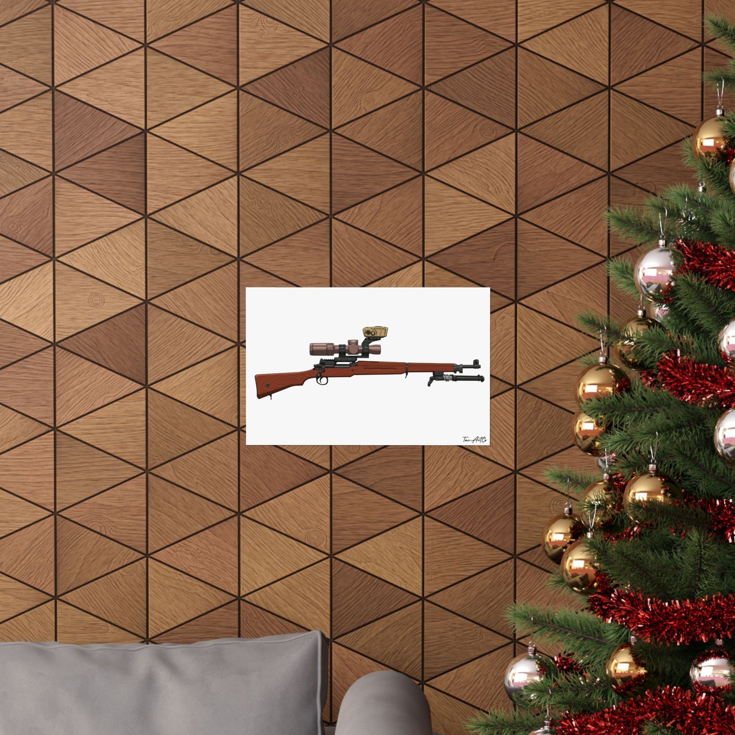 Modern Enfield - Matte Poster