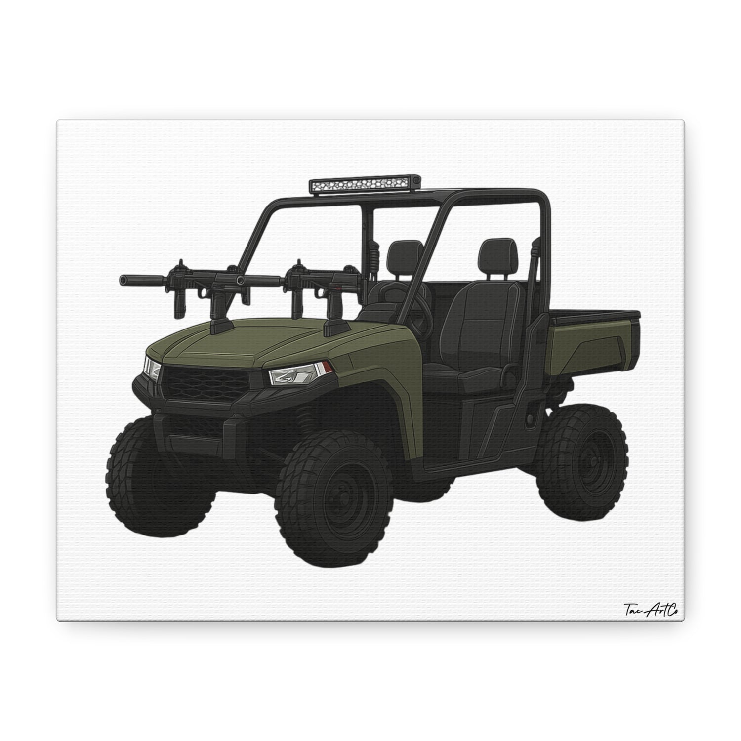 Off-Road Overkill – UTV MP7 Rig Canvas Print