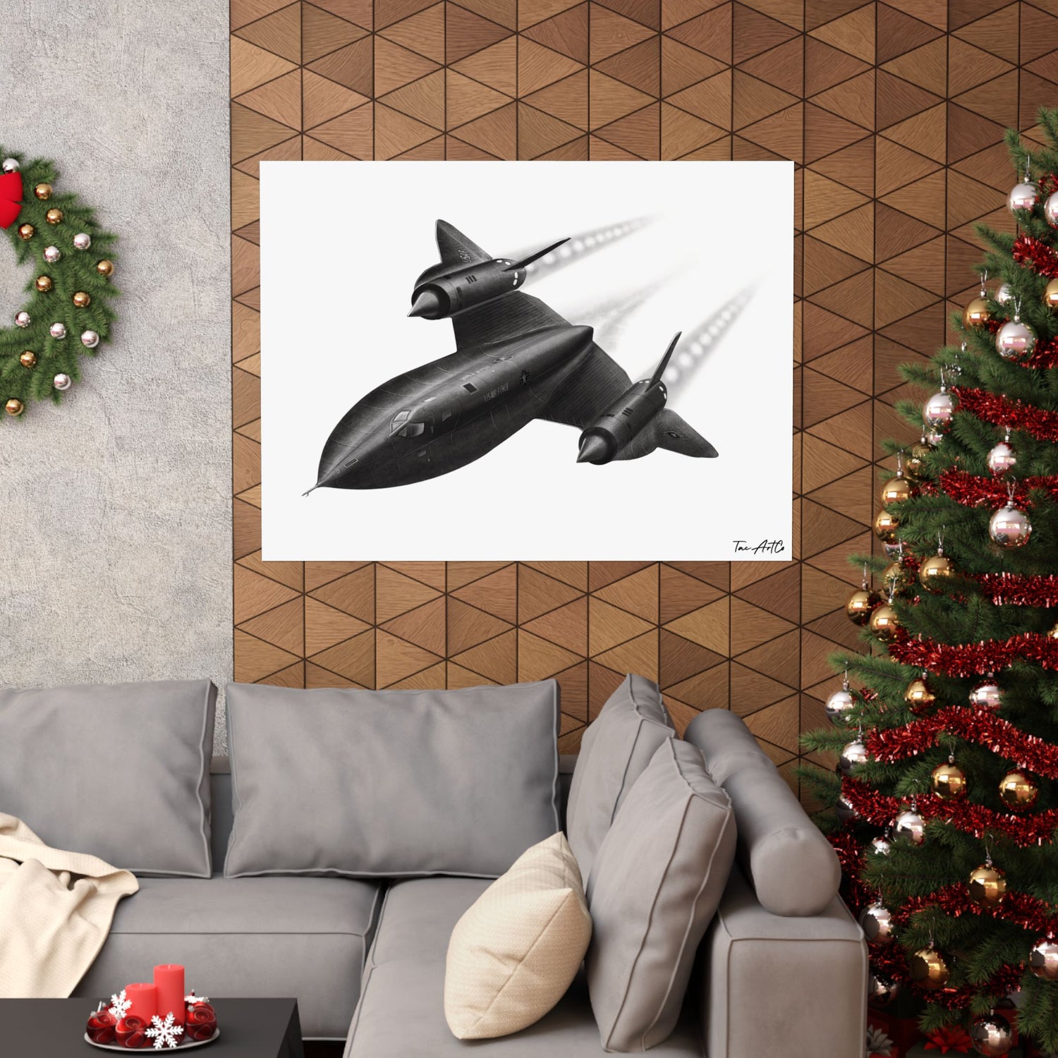 SR71 Drawing - Matte Poster
