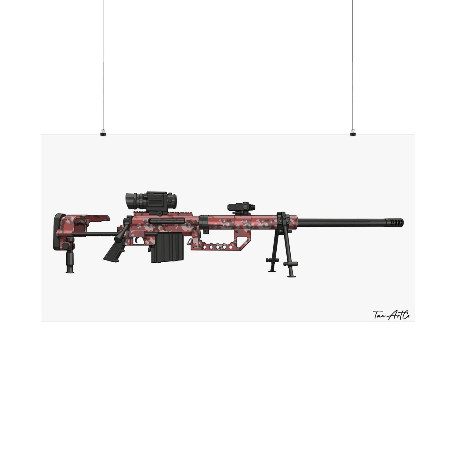 M200 Intervention COD Classic - Matte Poster