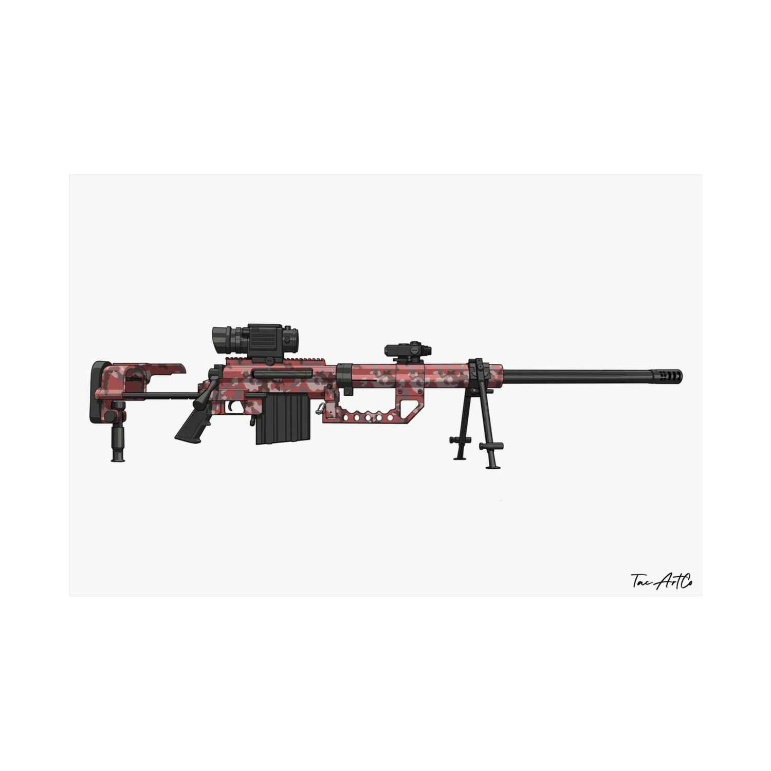 M200 Intervention COD Classic - Matte Poster