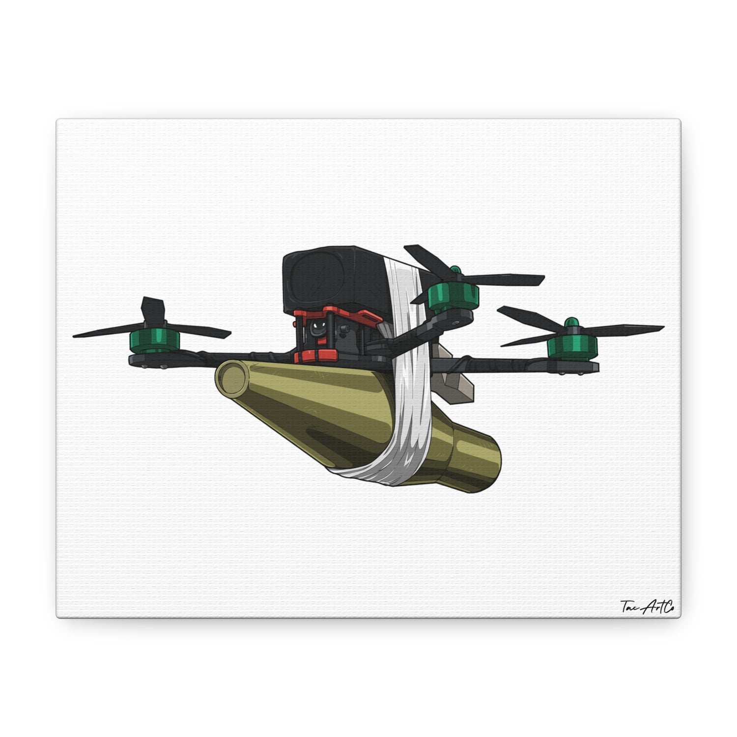 FPV Kamikaze Drone – Canvas Print