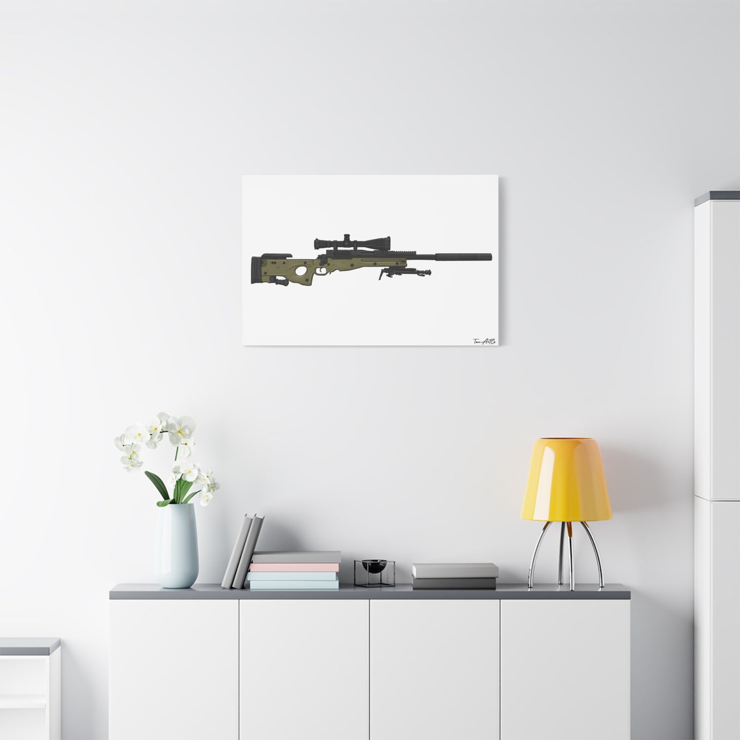 M24A3 Sniper Rifle – Canvas Print