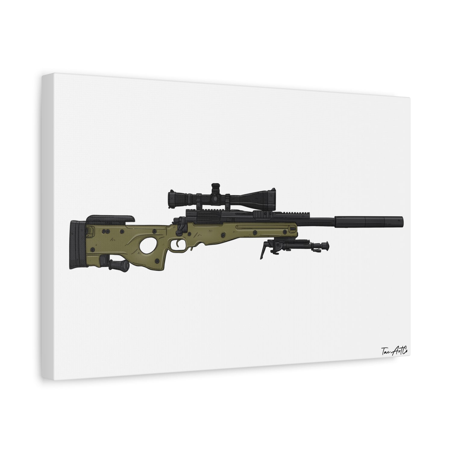 M24A3 Sniper Rifle – Canvas Print
