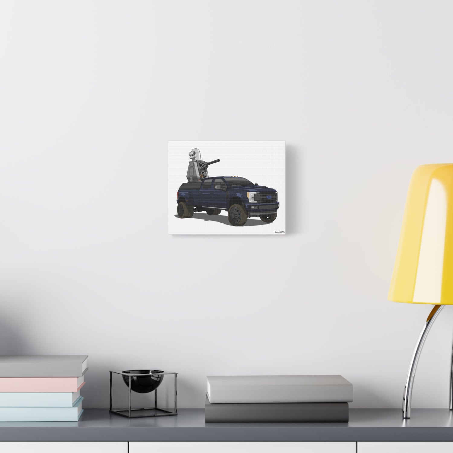 Rolling No-Fly Zone – F-350 C-RAM Rig Canvas Print