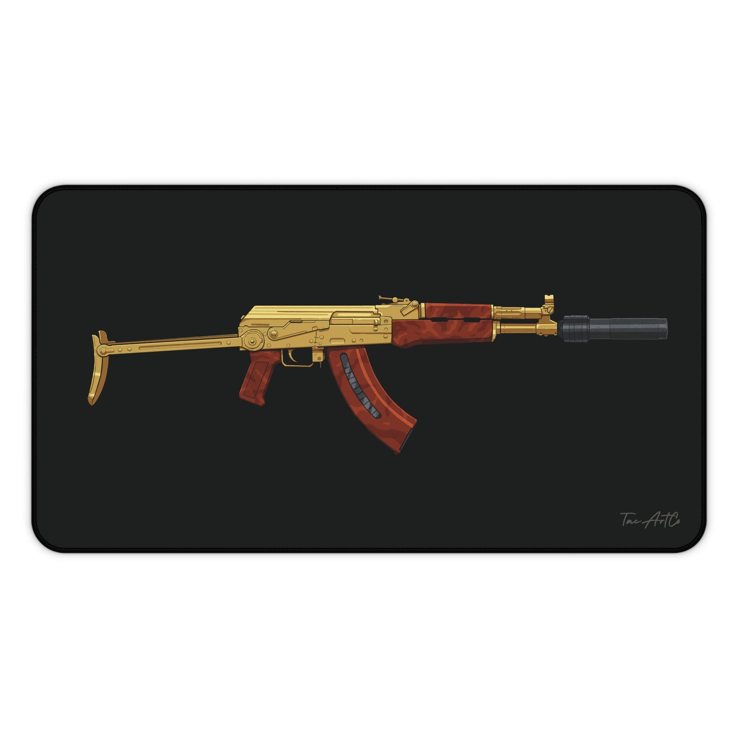 Gold AK v2 - Desk Mat