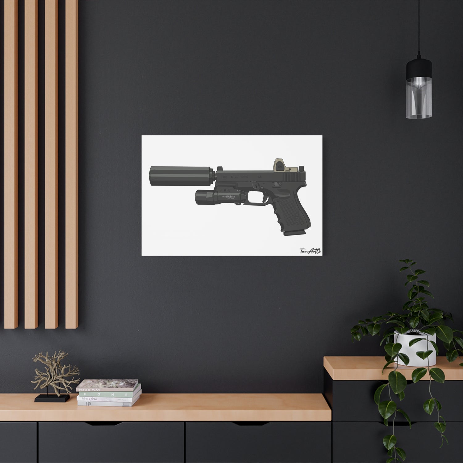 MK27 Mod 0 (Glock) - Canvas Print