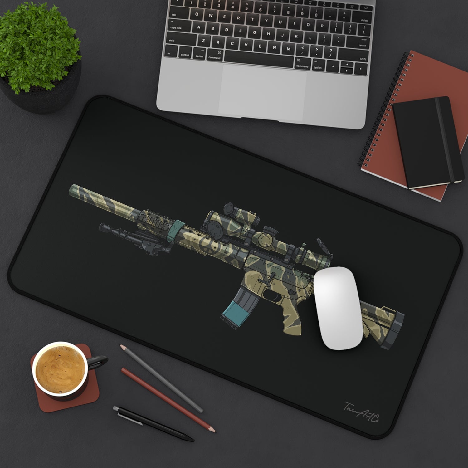 Tiger Stripe AR – Desk Mat