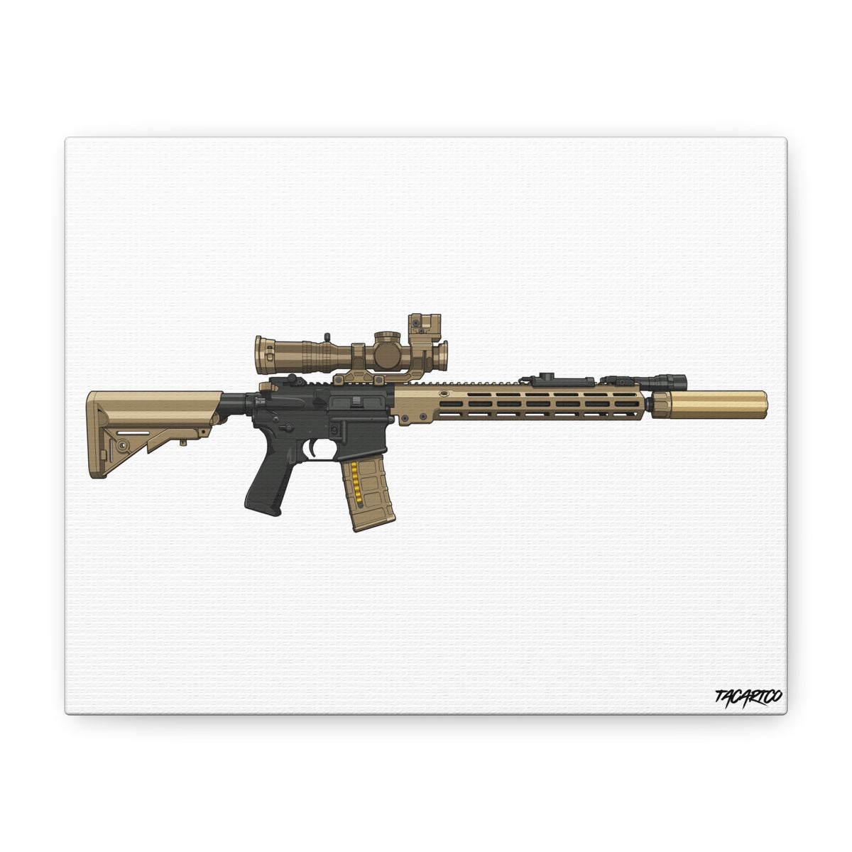 URGI Rifle - Canvas Print