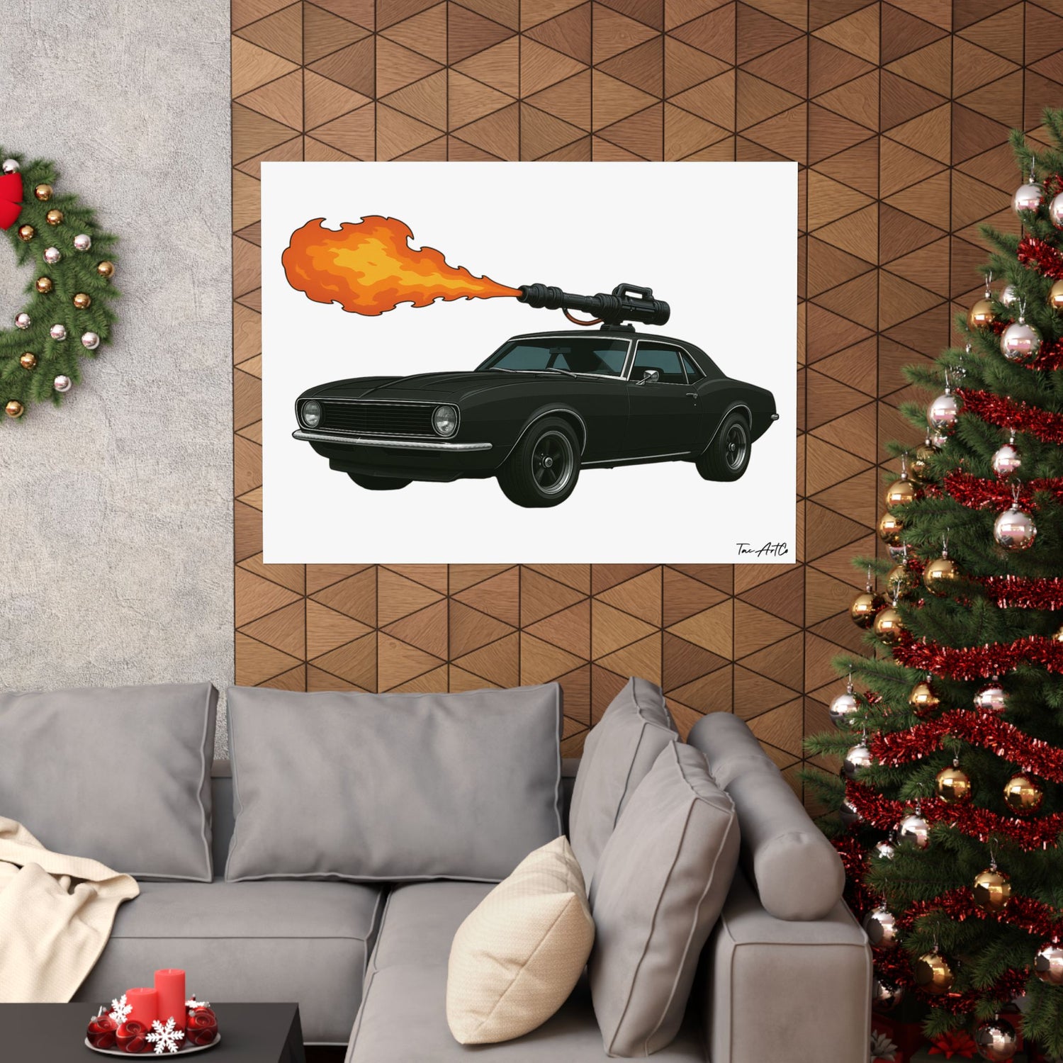 67 Camaro Technical - Matte Poster