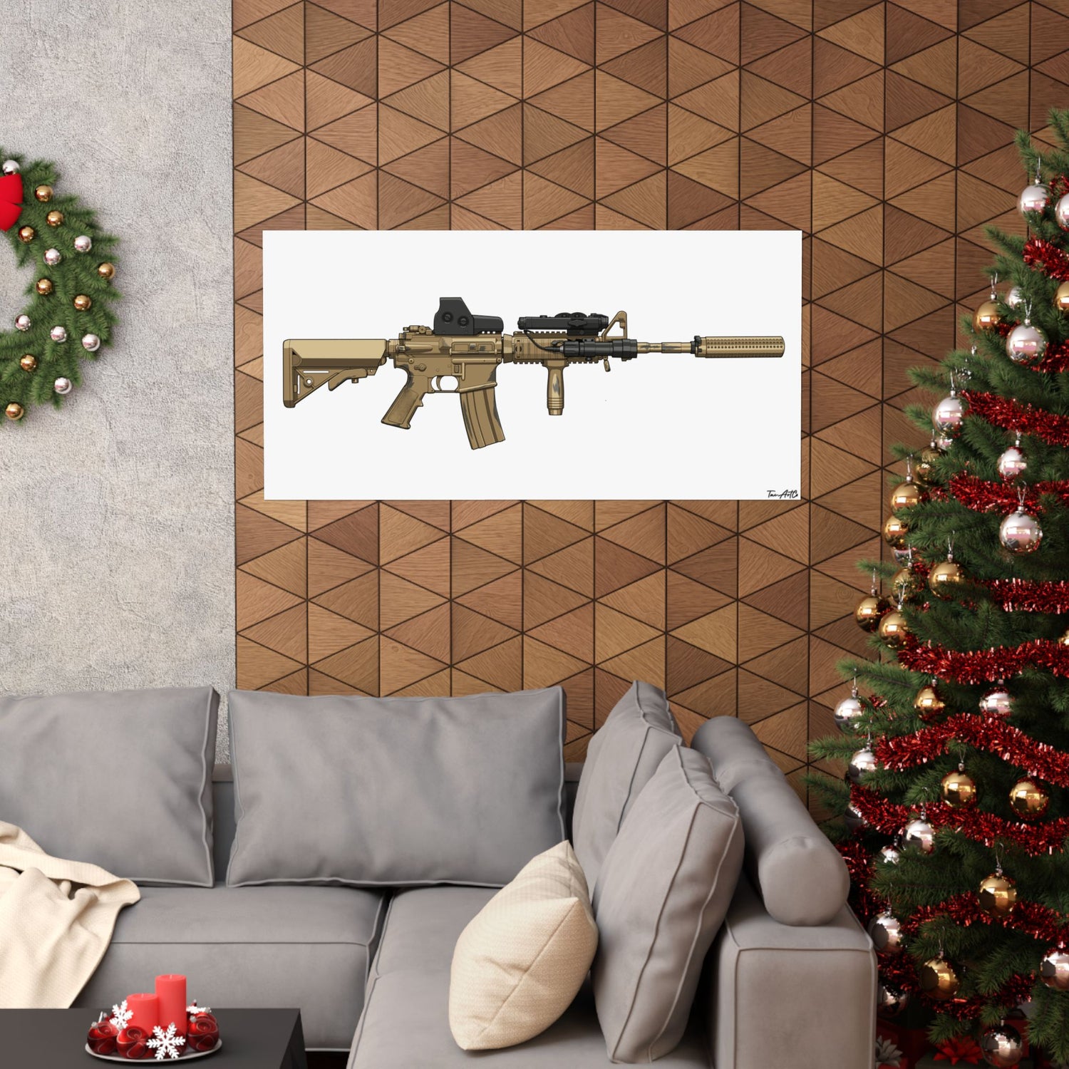 M4A1 Block I - Matte Poster