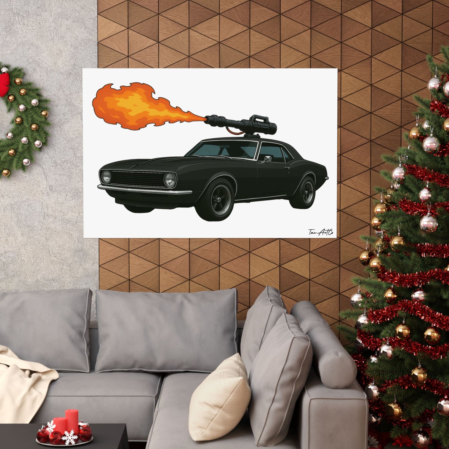 67 Camaro Technical - Matte Poster