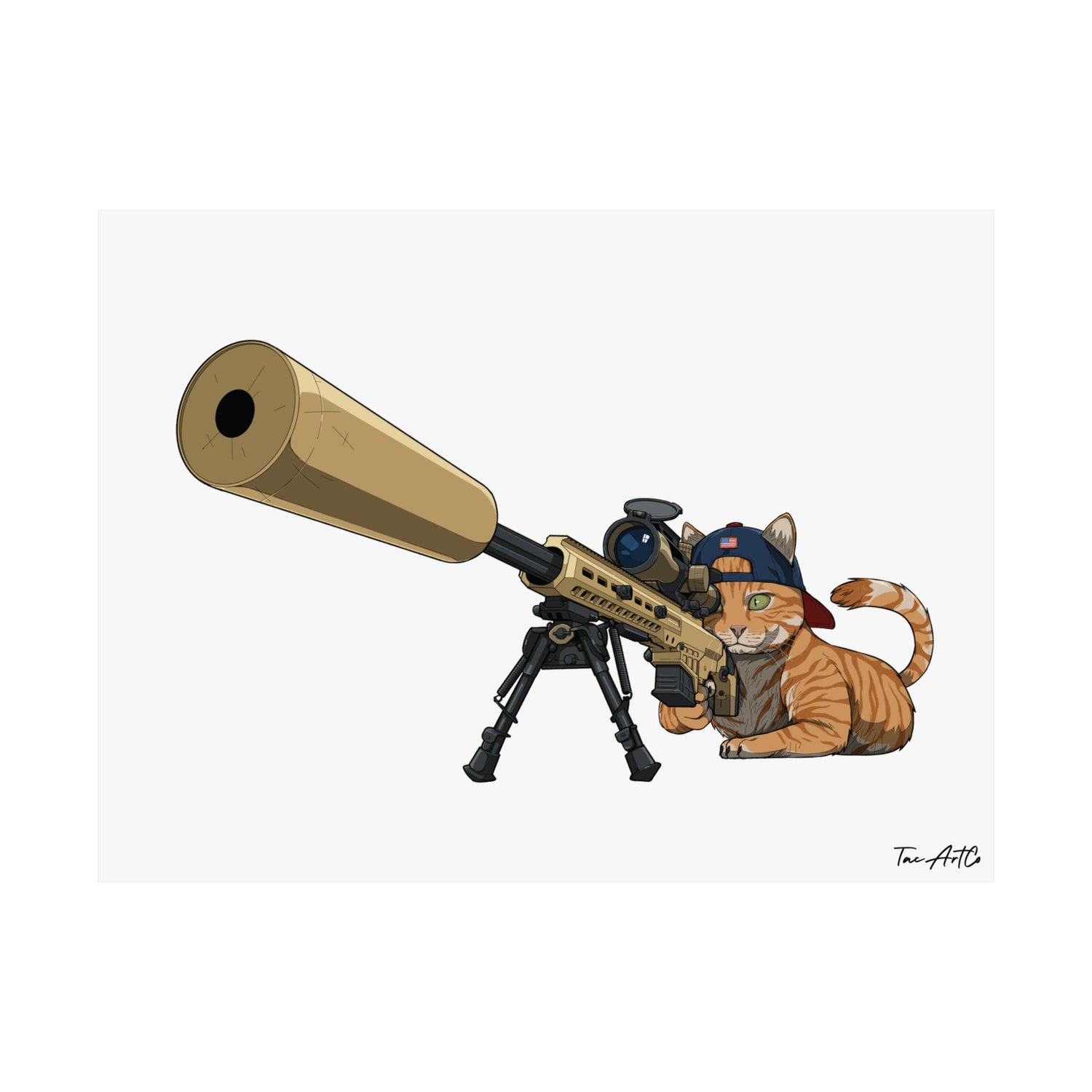 Mk22 Recon Cat - Matte Poster