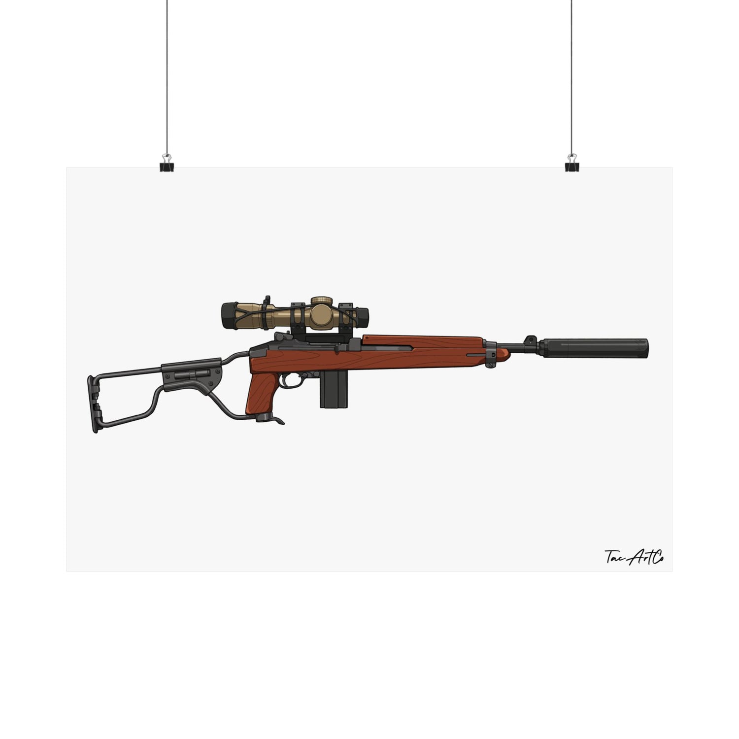 Modernized M1 Carbine - Matte Poster