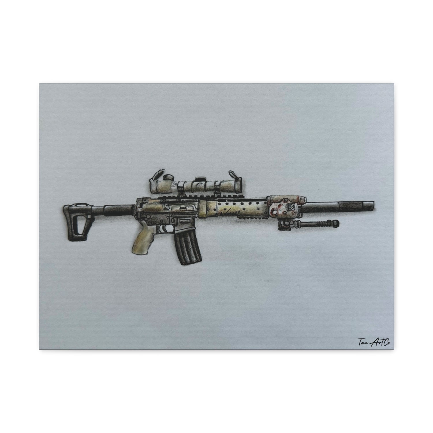 MK12 SKETCH - Canvas Print