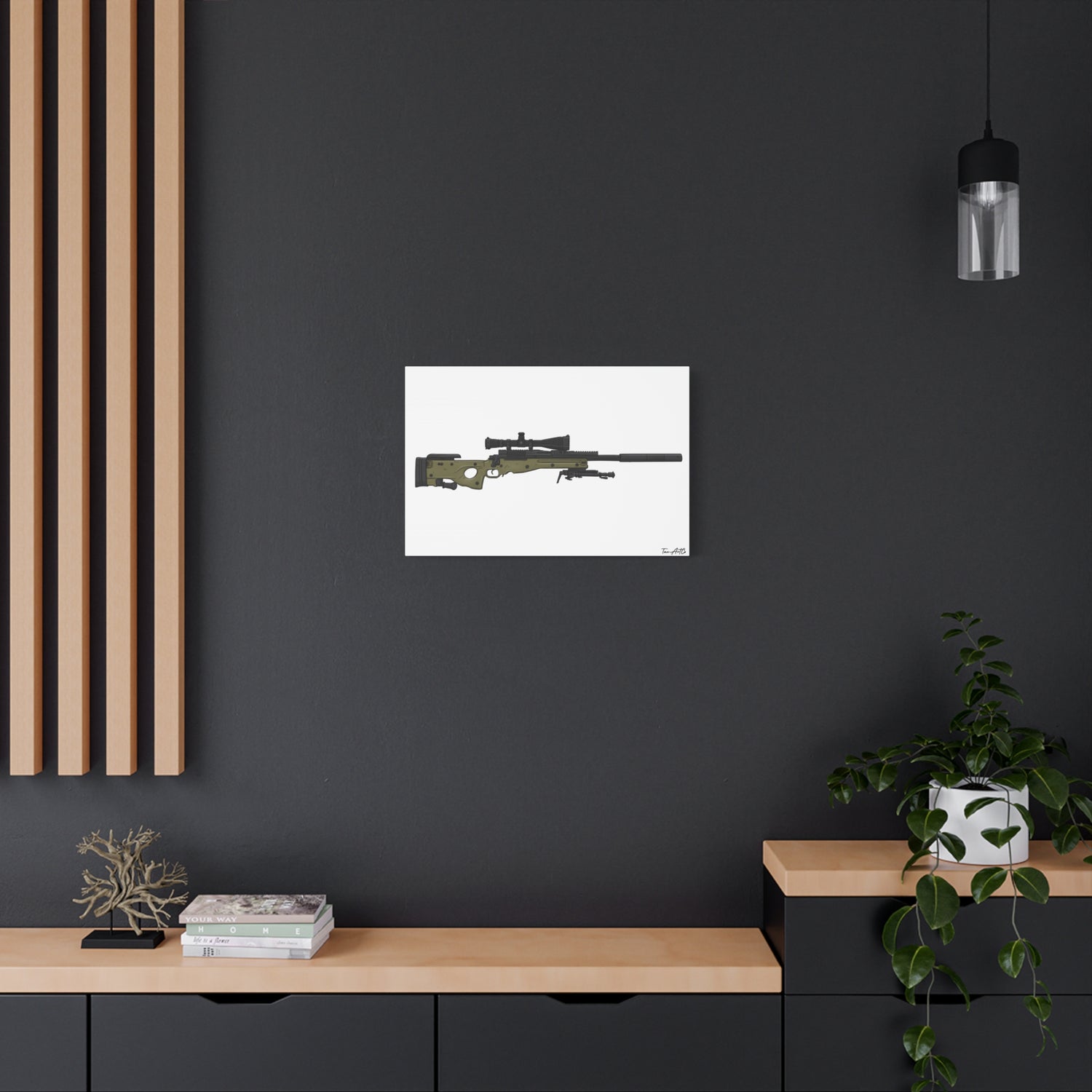 M24A3 Sniper Rifle – Canvas Print