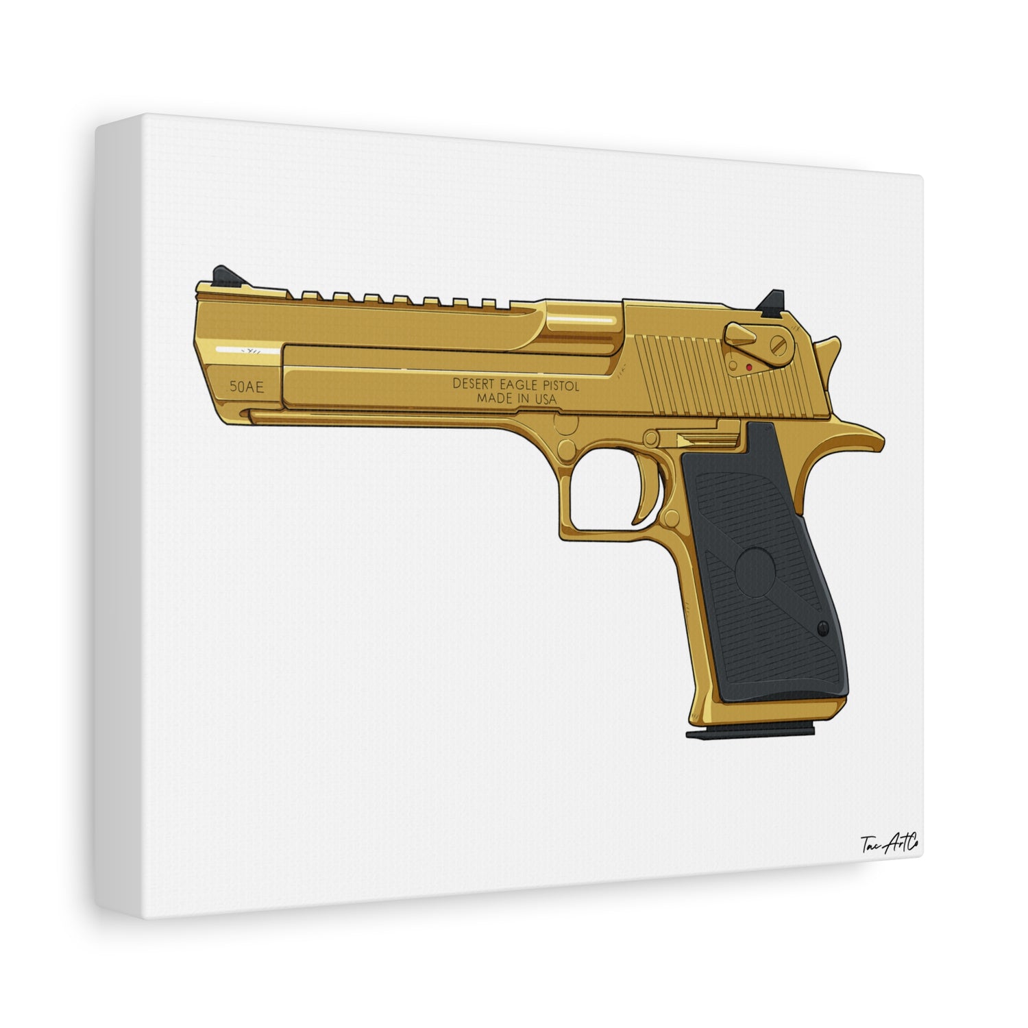 Desert Eagle Gold – Canvas Print