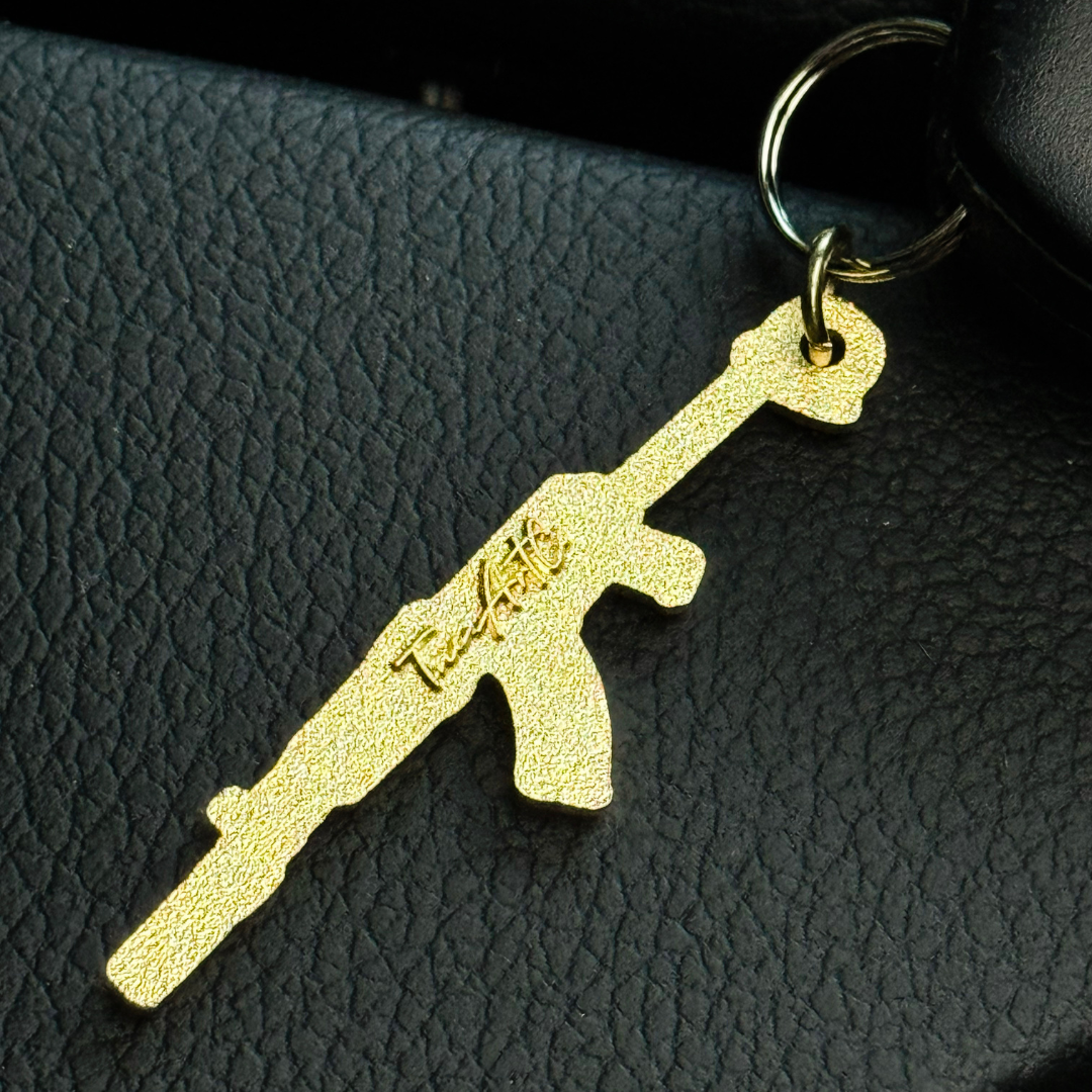 TacArtCo Gold AK - Keychain