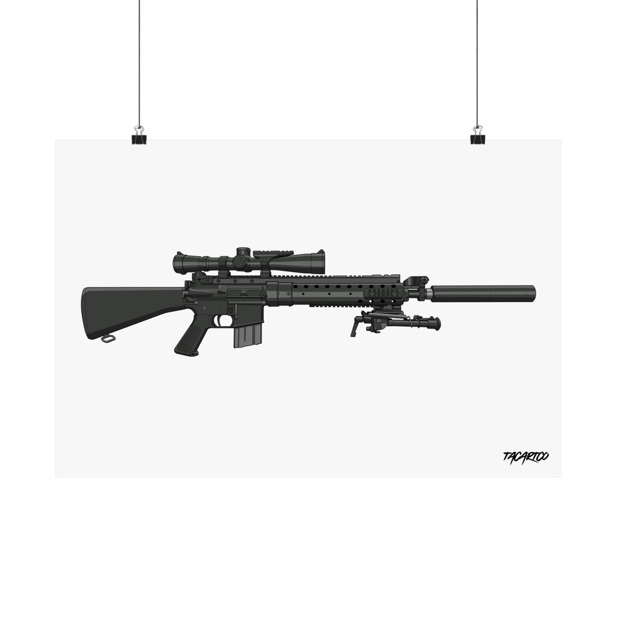 MK12 - Matte Poster (White Background)